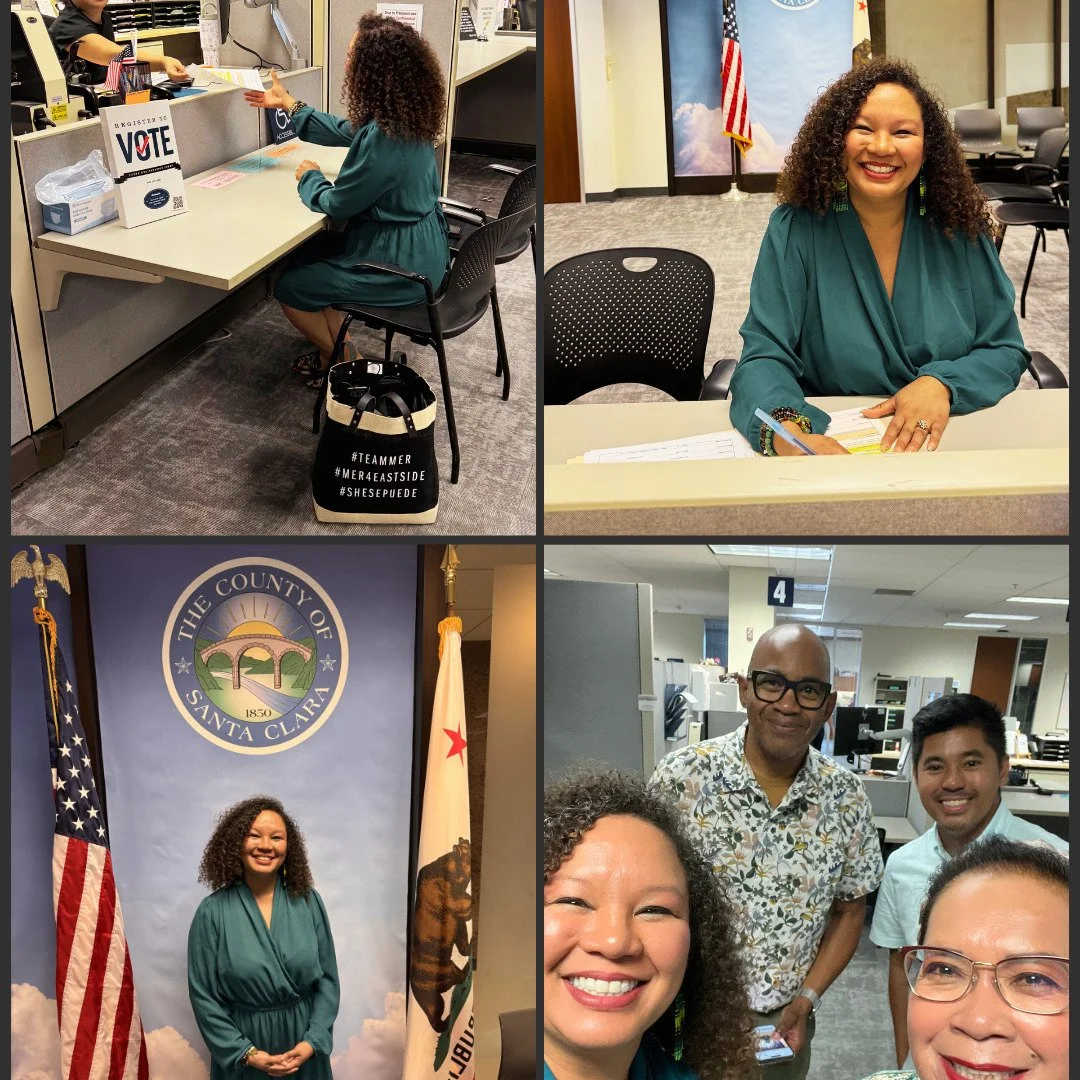 I reached another milestone in my campaign &ndash; I pulled papers today to run for ESUHSD #1 Trustee! I had the privilege and honor of doing so with my femtor, Tita Thelma Boac, Berryessa Union School District Trustee. 😍 

AND today marks 12 months