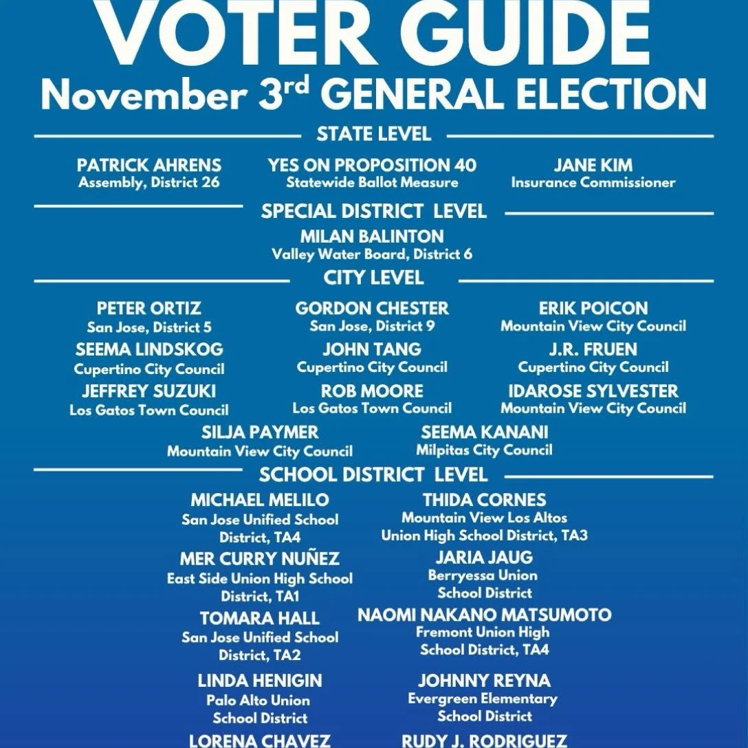 Make a plan to vote by or before November 3rd! As for me, as a first-time candidate, I'm still in awe that my name will be on a ballot. 😮😍😭

I'm incredibly proud to be listed in the @svyoungdems Voter Guide among so many leaders that I admire, be 