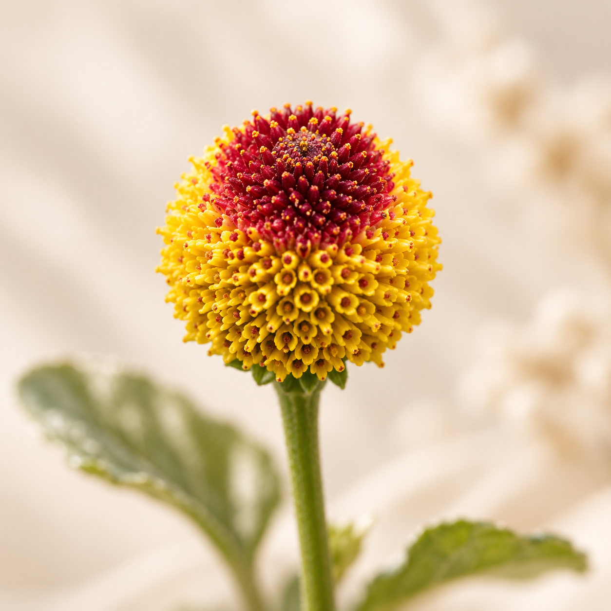 Flor de Spilanthes acmella, activo tensor de El Sérum de MoonLight Diamond