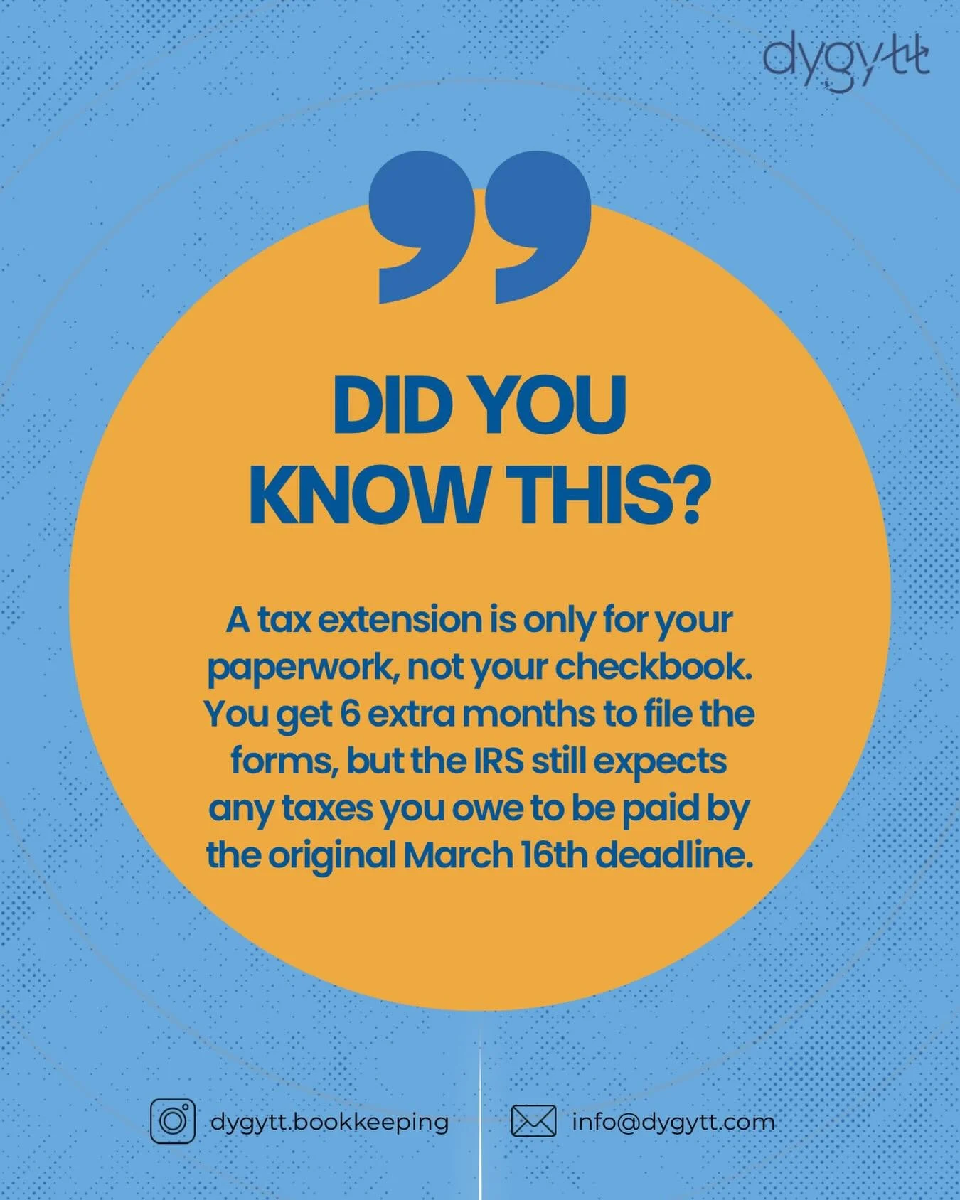 ⏳ The &ldquo;Get Out of Jail Free&rdquo; card that... isn&rsquo;t.

With Monday&rsquo;s deadline looming, &ldquo;extension&rdquo; sounds like a life raft. Just don&rsquo;t celebrate too early&mdash;it&rsquo;s a bit of a trap if you aren&rsquo;t caref
