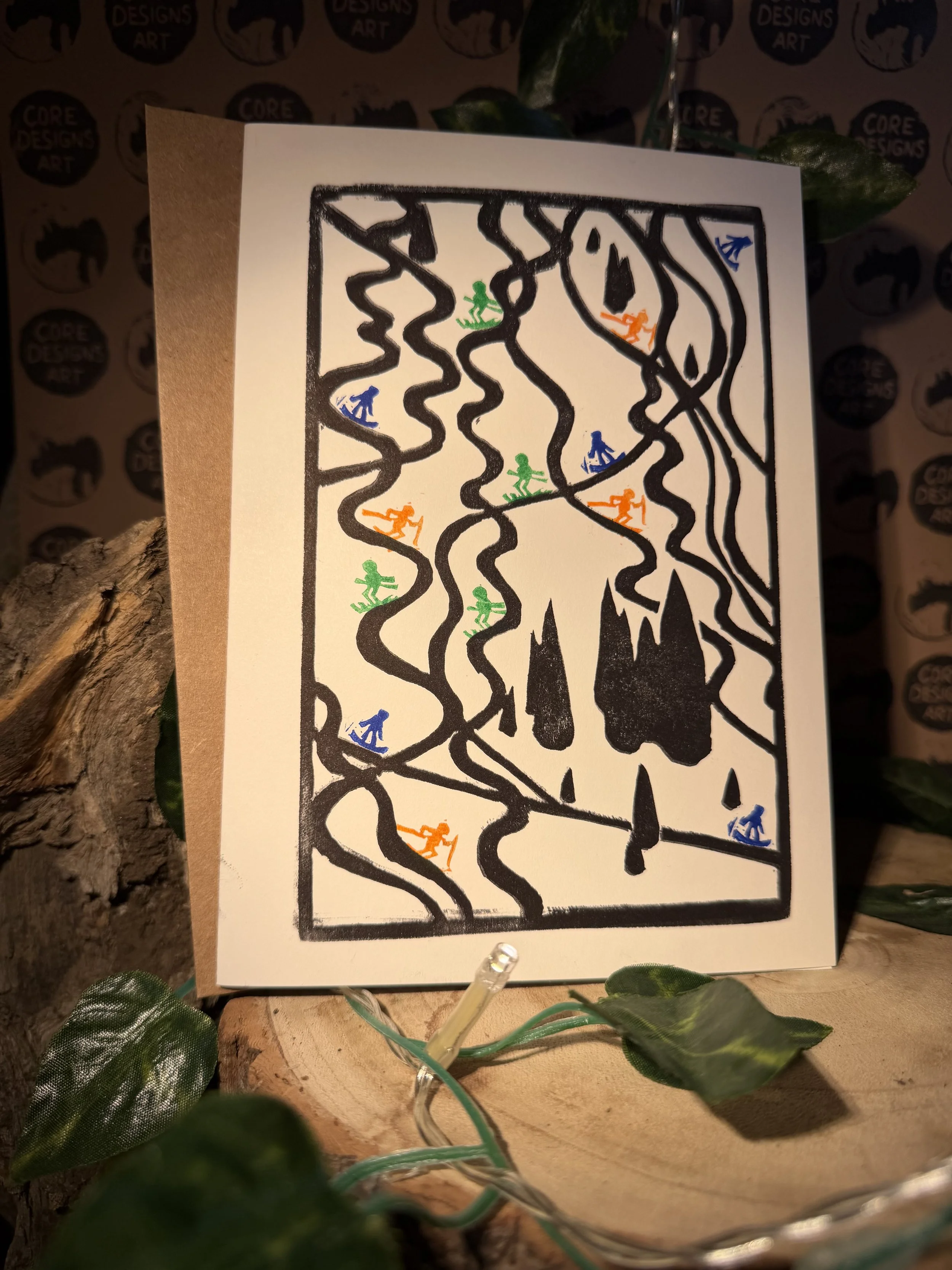 5x7 Card | Winter Lines - Field Day