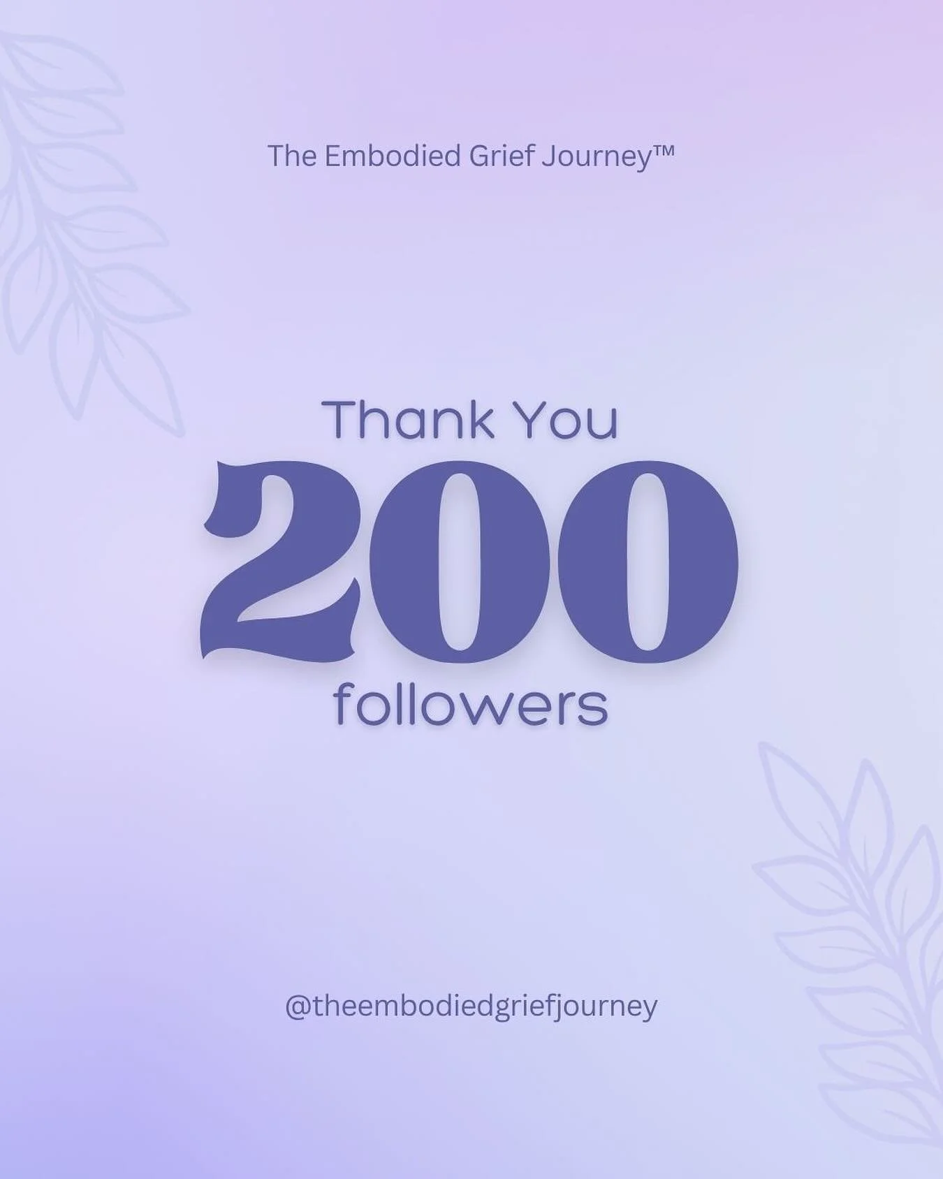 Two hundred of you. Two hundred hearts choosing a space that doesn&rsquo;t rush grief, doesn&rsquo;t fix it, doesn&rsquo;t tell you to &ldquo;move on.&rdquo; That means more to me than a big number ever could. 🌿

This corner of the internet was neve
