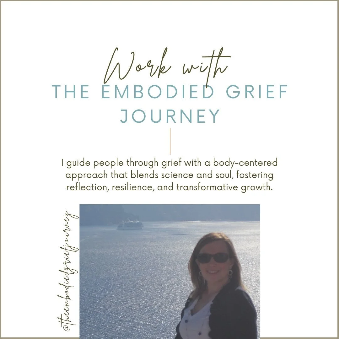When we move through grief, we don&rsquo;t just lose someone &mdash; we often lose our sense of safety, connection, and grounding within ourselves.

That&rsquo;s where this work begins. 🌿

Through The Embodied Grief Journey&trade;, I offer 1:1 traum