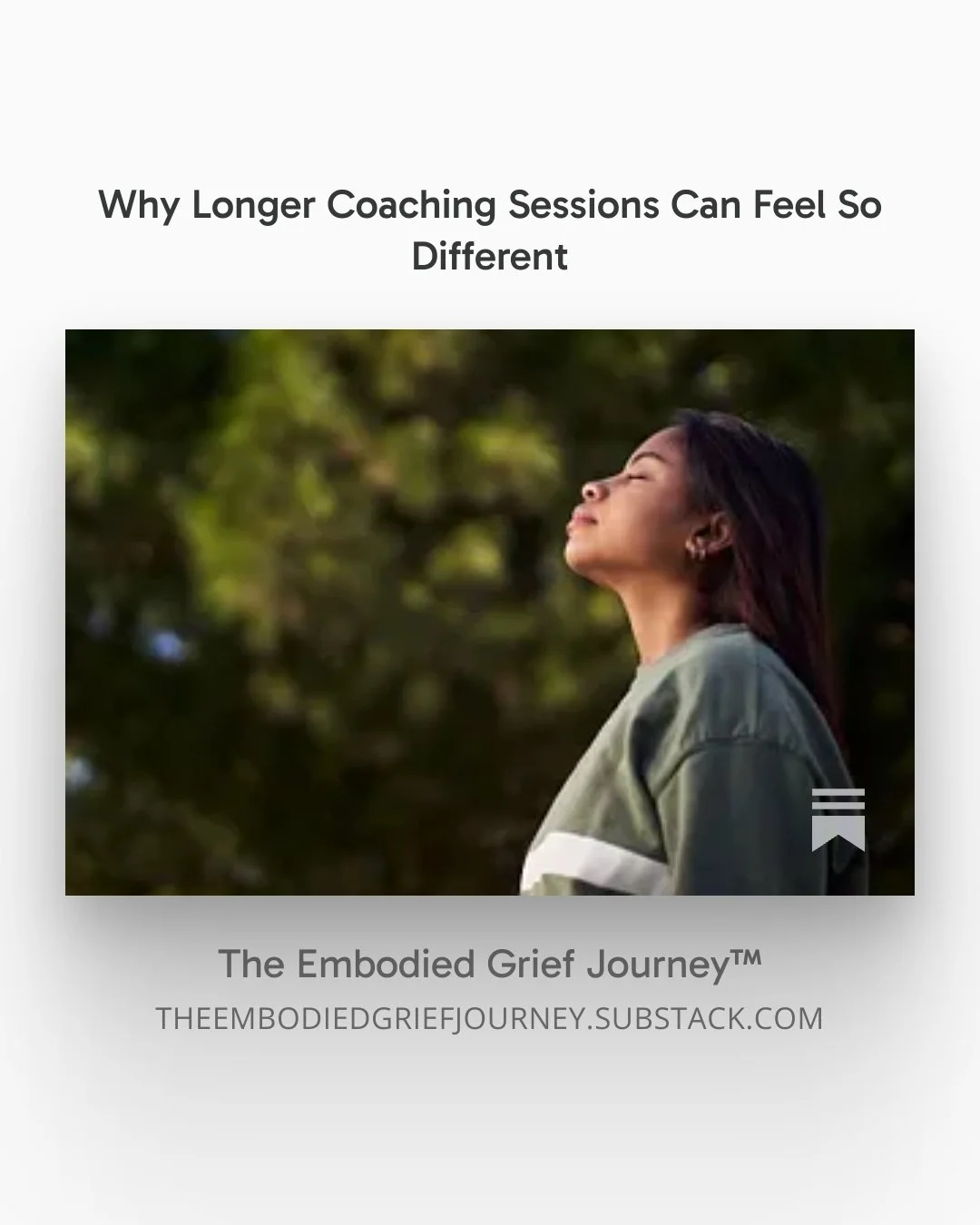 Longer coaching sessions can feel different &mdash; not because they&rsquo;re &ldquo;too much,&rdquo; but because the nervous system finally has enough time.

Time to arrive.�
Time to settle.�
Time to process and return to regulation within the same 