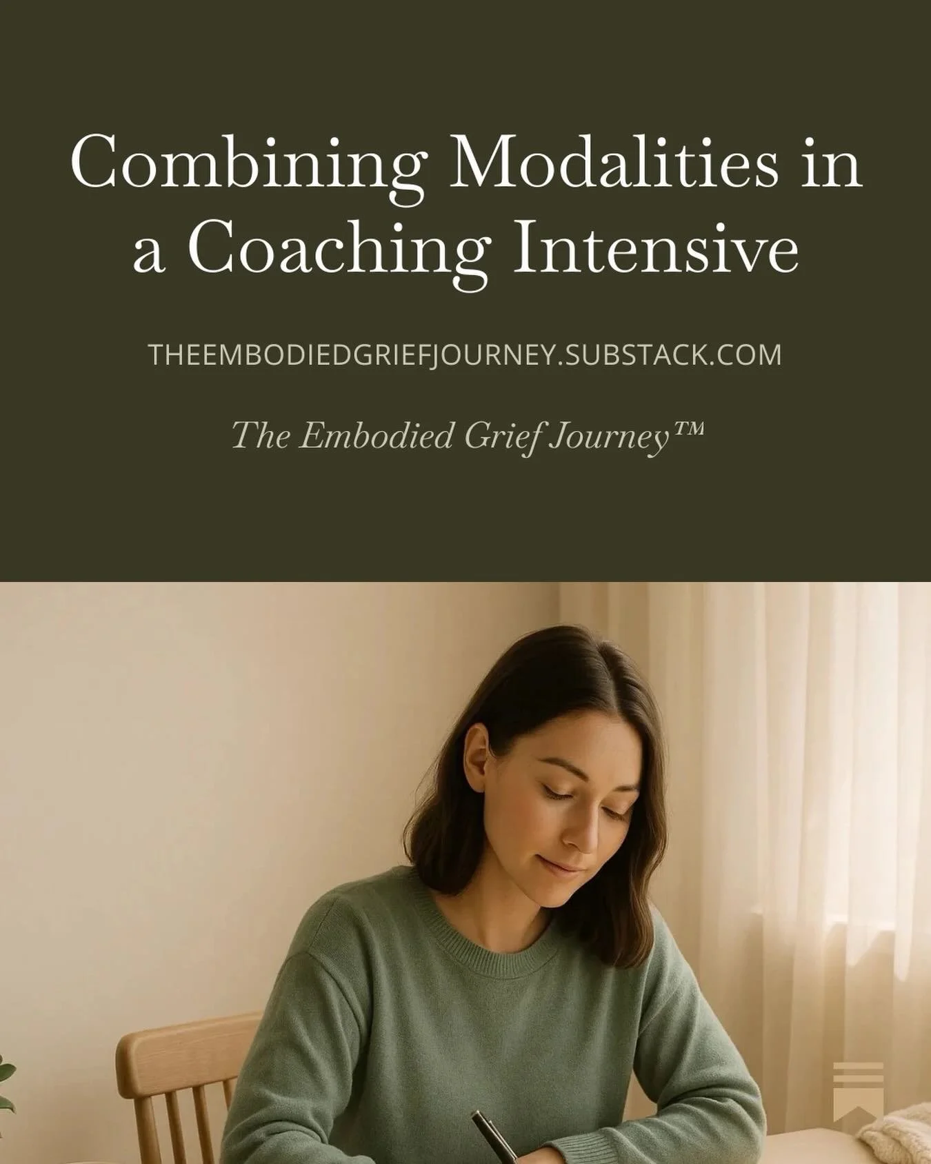 How do you know which healing modality is &ldquo;right&rdquo;?

Somatic work? Coaching conversation? Parts work? Breathwork? Grief support groups?

If you&rsquo;ve felt overwhelmed by the options, you&rsquo;re not alone.
The truth is &mdash; healing 
