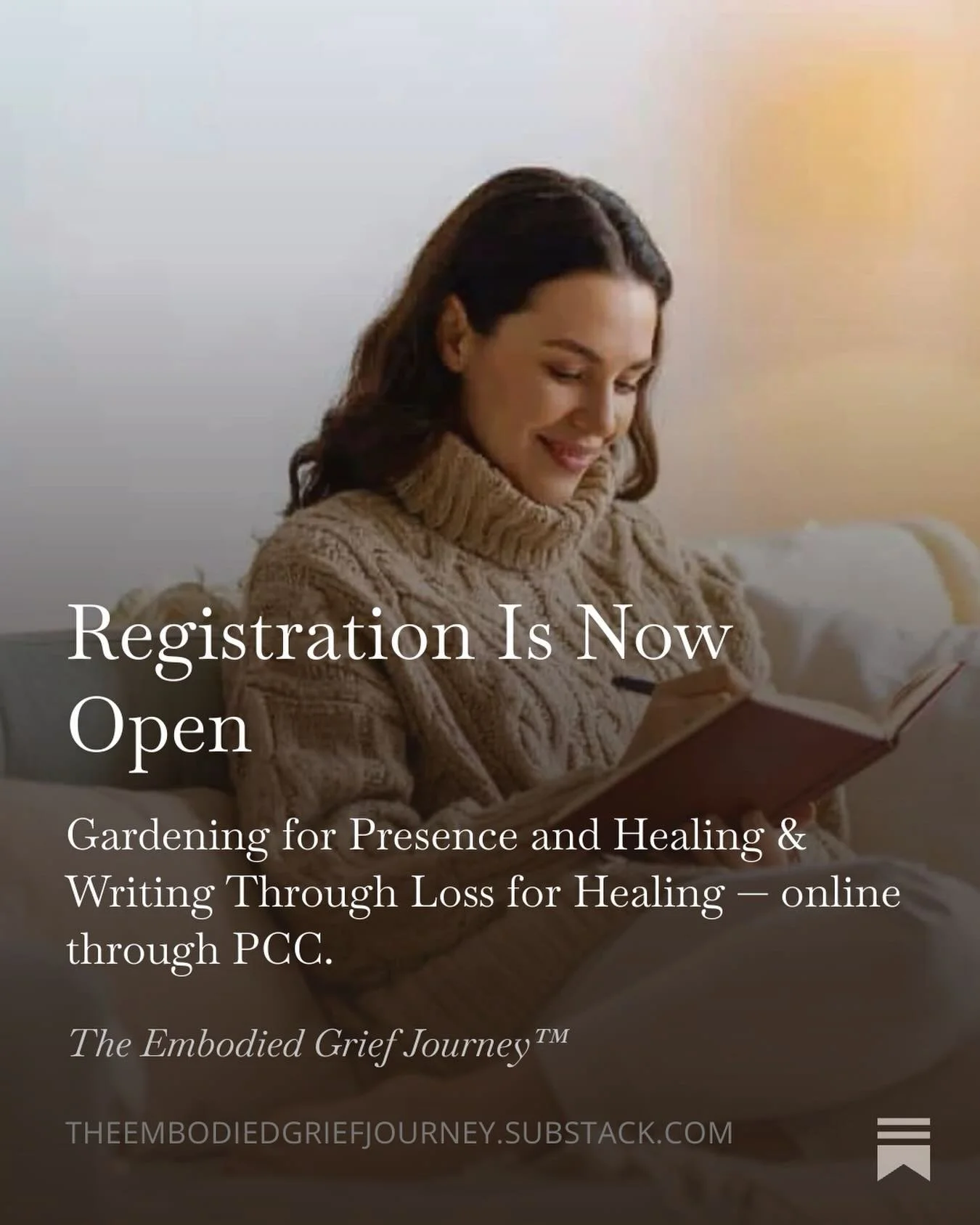 Registration is now open.

This spring, I&rsquo;m teaching two online classes through Portland Community College &mdash; offerings grown from the practices that steadied me during seasons of loss and transition.

🌿 Gardening for Presence and Healing