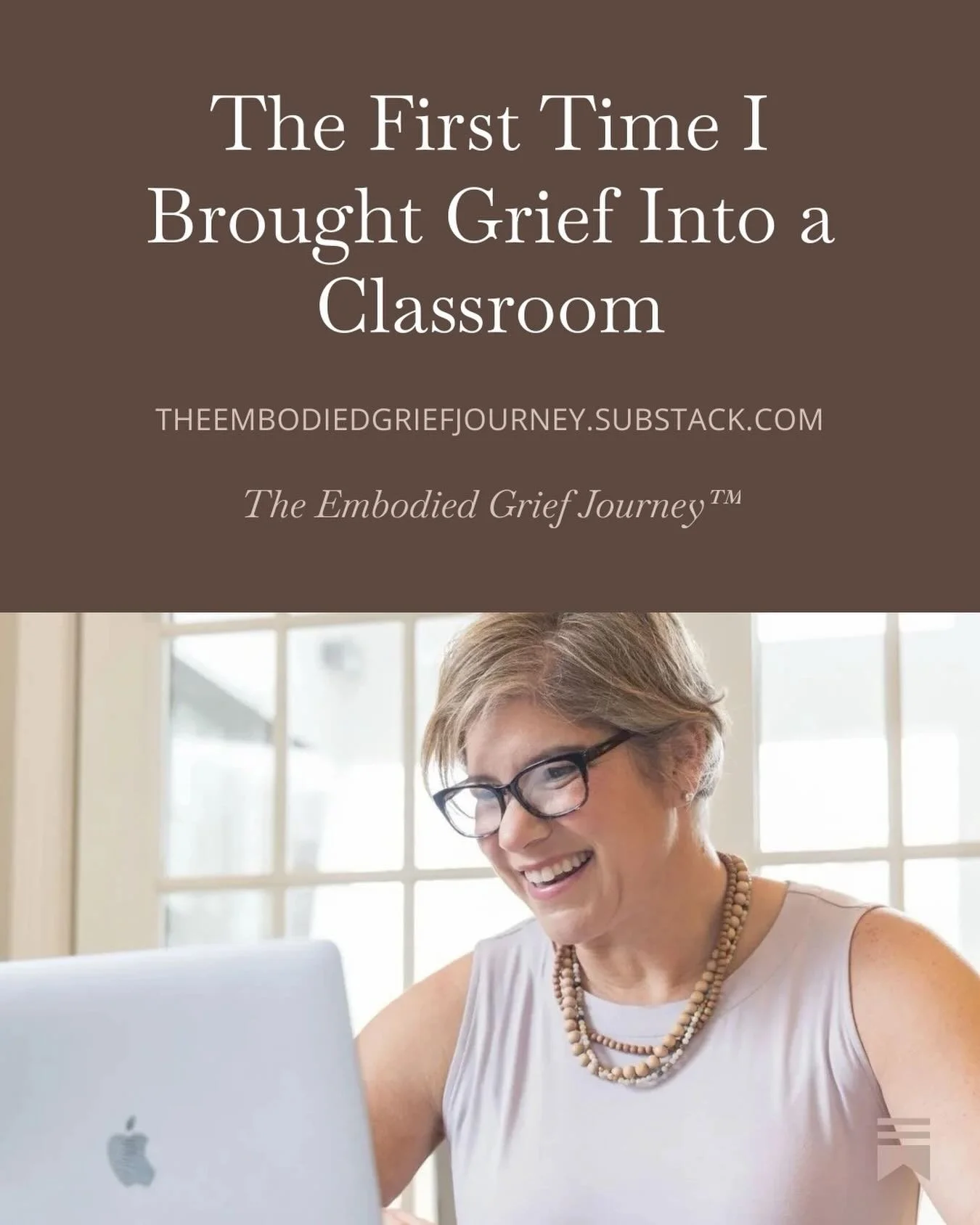 The first time I brought grief into a classroom, I felt the weight of it.

Not pressure &mdash; responsibility.

Grief doesn&rsquo;t only belong in therapy offices. It belongs in community.

We lose parents. Partners. Pets. Roles. Identities.
 And ma