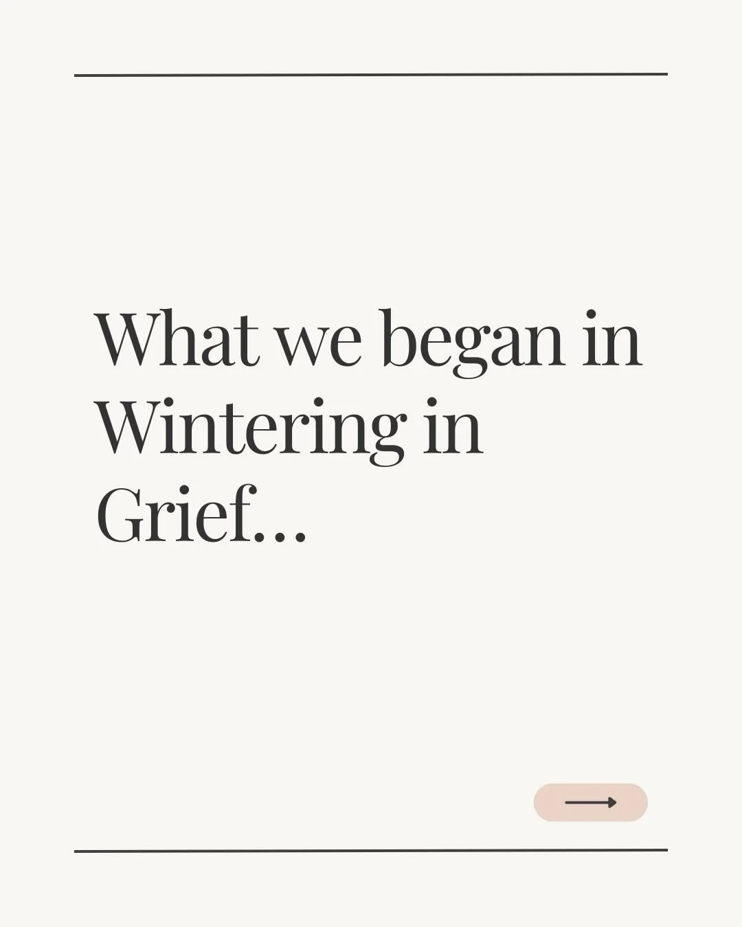 The free workshop was a beginning.

If something resonated &mdash; if your body felt relief in not being rushed &mdash; the circle continues that work.

Wintering in Grief is a 4-session embodied container where we move gently across two weeks.

Not 
