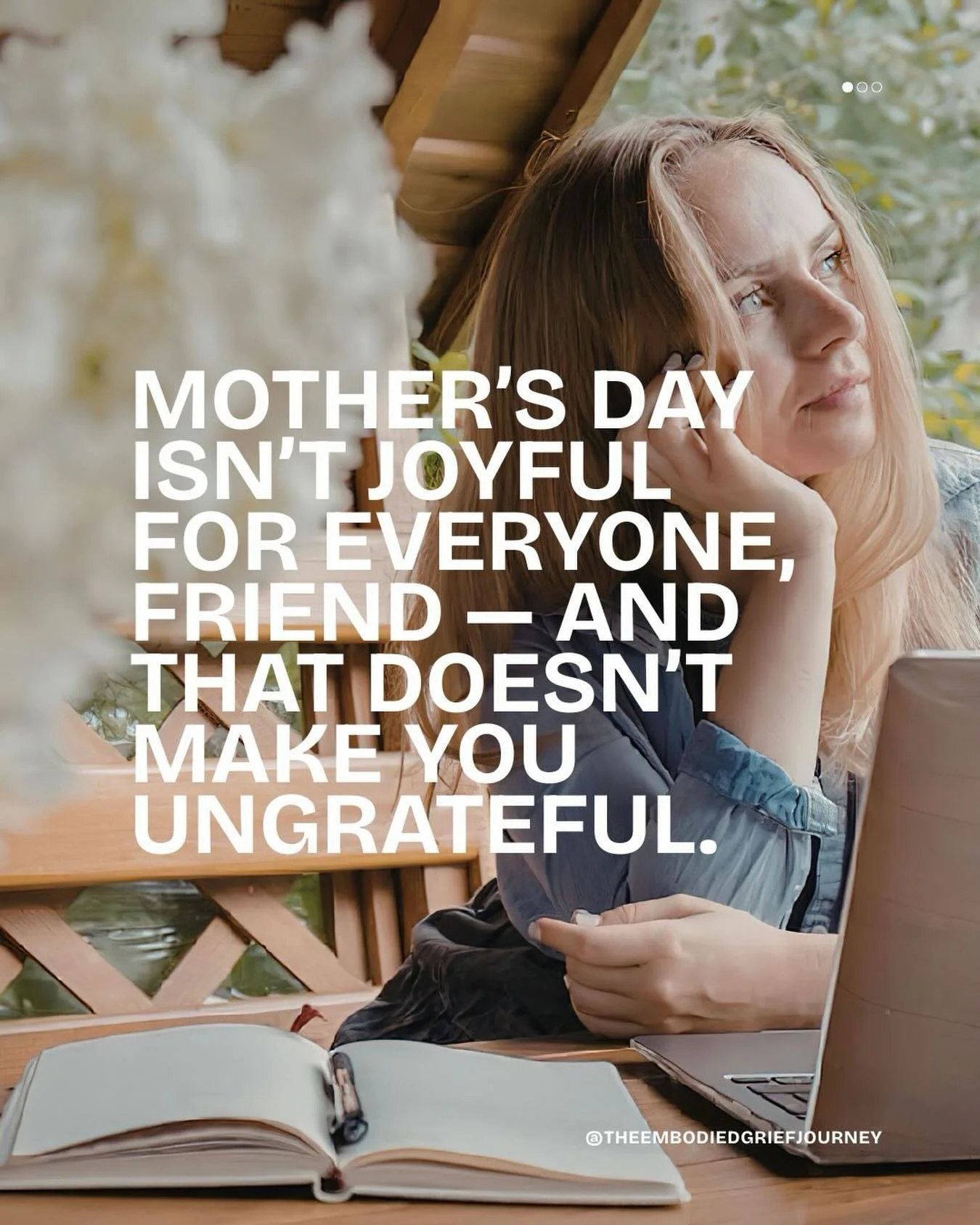 Mother&rsquo;s Day isn&rsquo;t joyful for everyone, Friend &mdash; and that doesn&rsquo;t make you ungrateful.

The world can feel loud this time of year.

Brunch reservations. Flower deliveries. Smiling photos.

And yet&hellip; for many, there is an