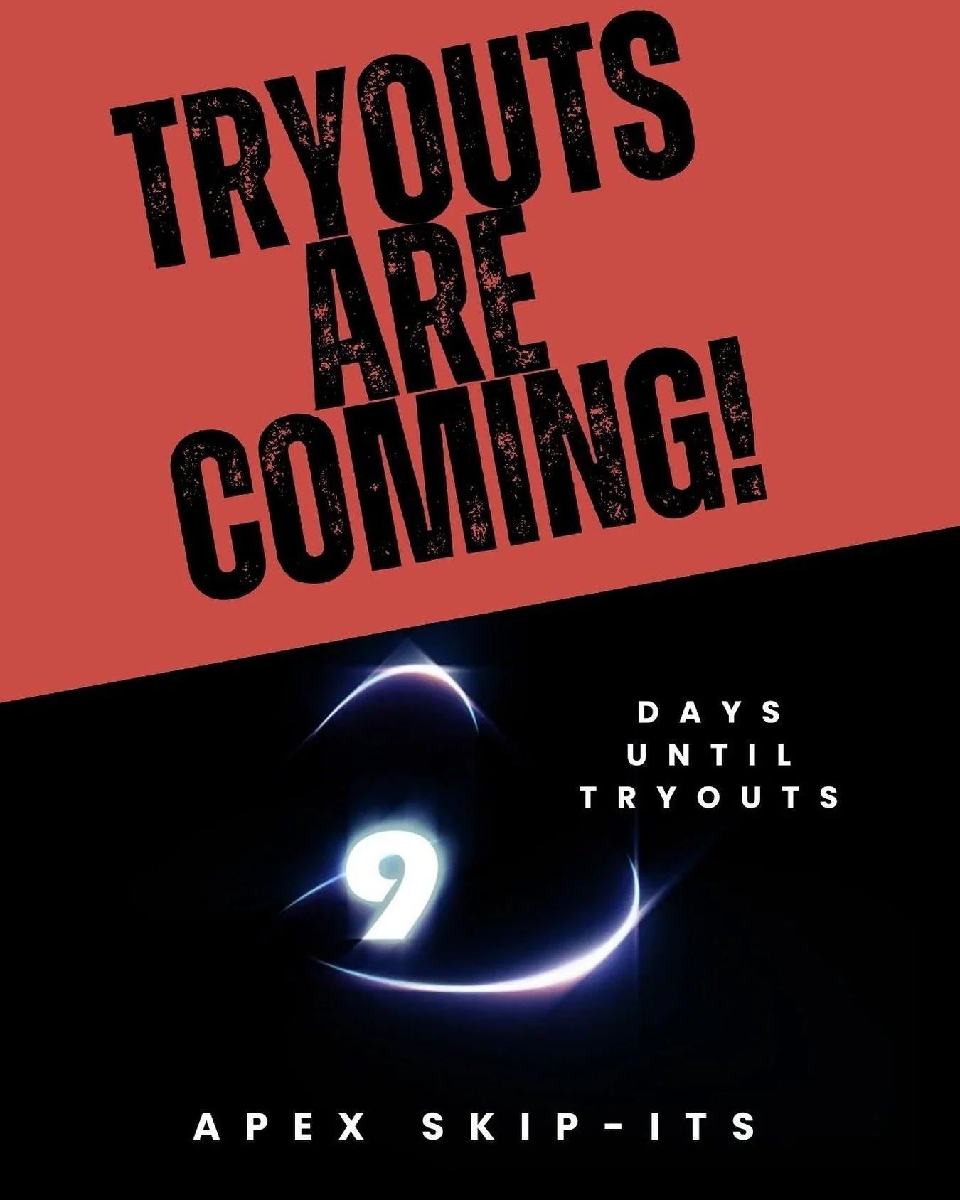 ✨ 2025–2026 Tryouts are almost here!
Thursday, 9/4
Don’t miss your chance to join the Apex Skip-Its family! Head to our website to get all the details:
http://apexskipits.com/about/tryouts/
We can’t wait to see you there!