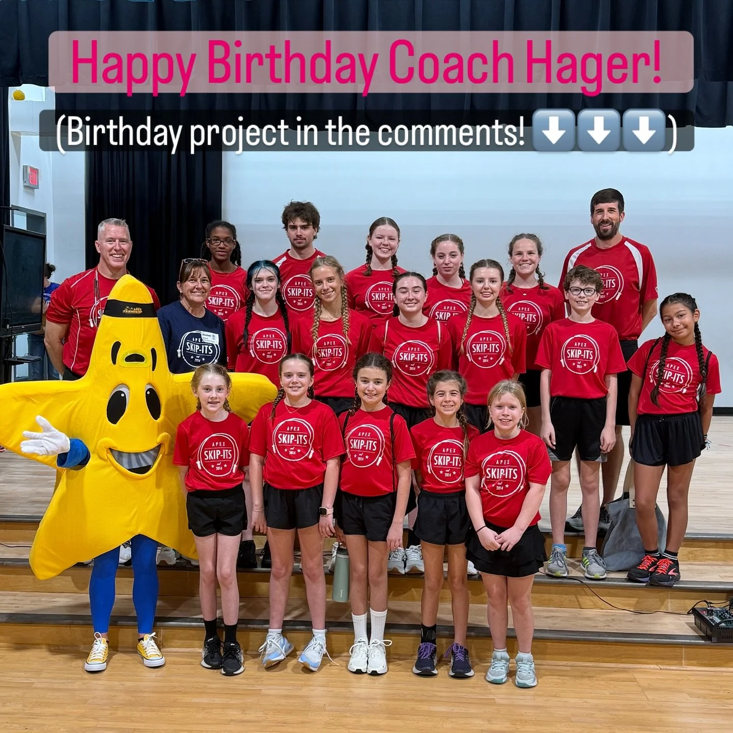 🎉 Happy Birthday, Coach Hager! 🎉.
If you’ve ever been part of the Apex Skip-Its family, you already know — Coach Hager isn’t just a coach. He’s a mentor, motivator, and the heart behind this team.
He’s taught hundreds