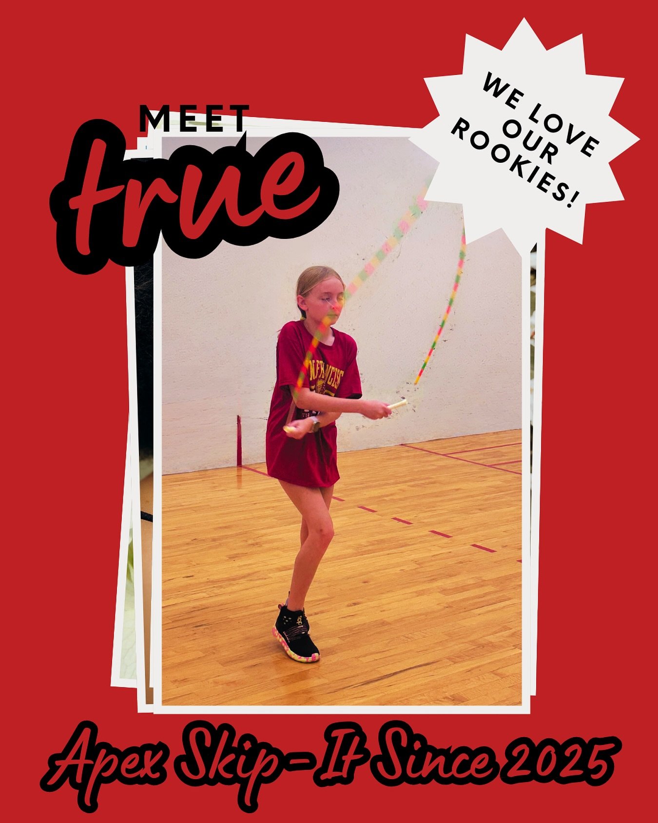 Meet True &mdash; one of our newest rookies! 🌟 She&rsquo;s dedicated, adventurous, and kind, and she&rsquo;s already shining in our Parade Routine. Her hidden talent? She can make balloon animals! 🎈 We&rsquo;re so glad to have her jumping into her 