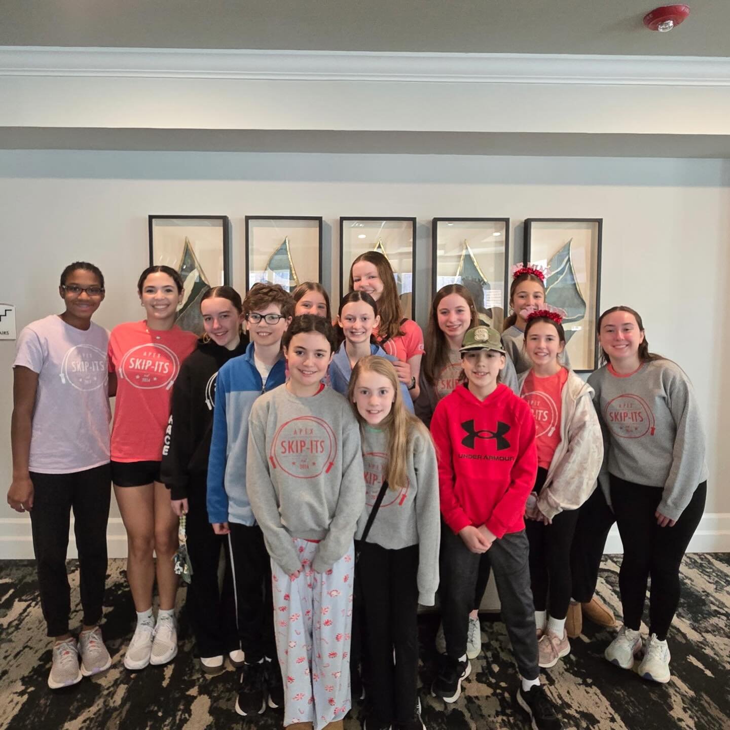 Yesterday, we passed out Valentine&rsquo;s day cards to Atria Senior Living to spread some Valentine&rsquo;s day cheer to the residents. We had made the cards at practice as a team and we were so excited to get to deliver the cards in person! 🩷💕#co