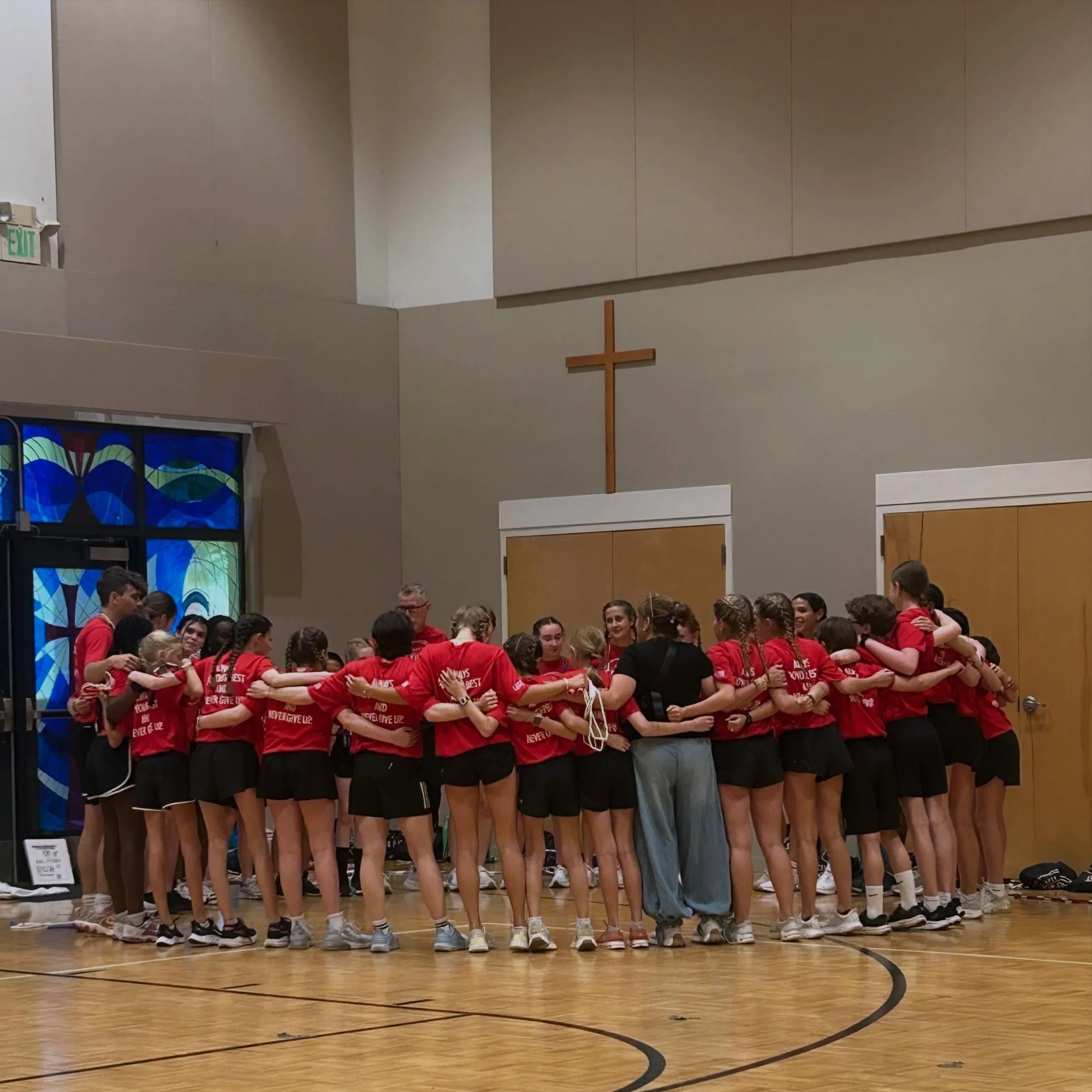 Friends &amp; family show starts here &mdash; in the huddle, in the pep talk, in the nerves and the laughter. There&rsquo;s something really special about belonging in a circle of people who cheer you on, lift you up, and do hard things together. Gra