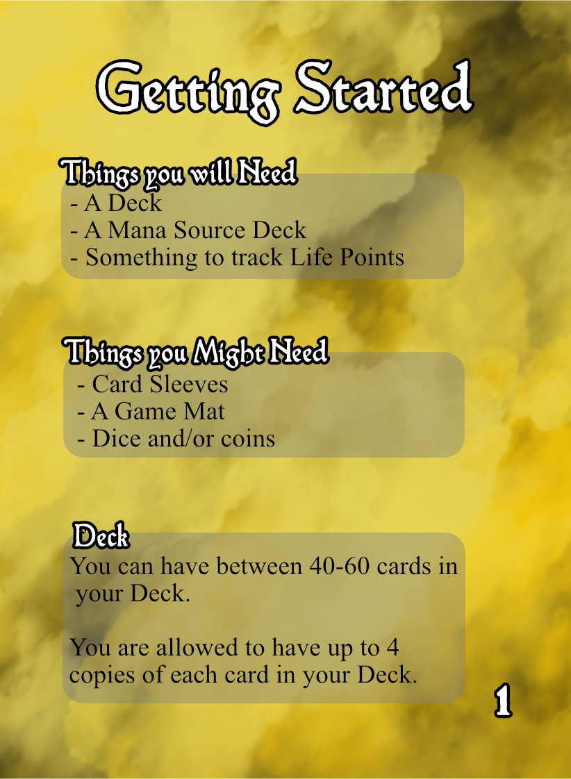 Pg 1 - Getting Started