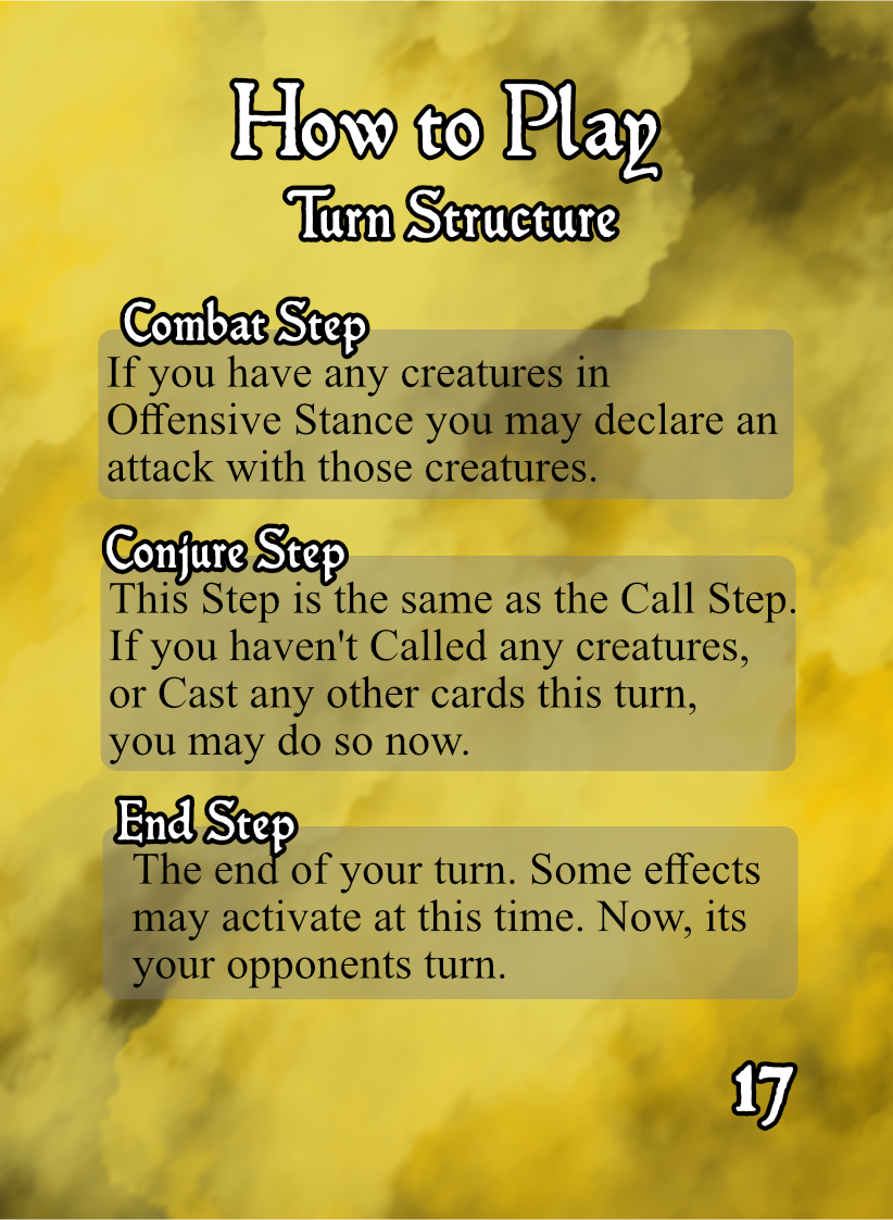 Pg 17 - How to Play [Turn Structure 2]