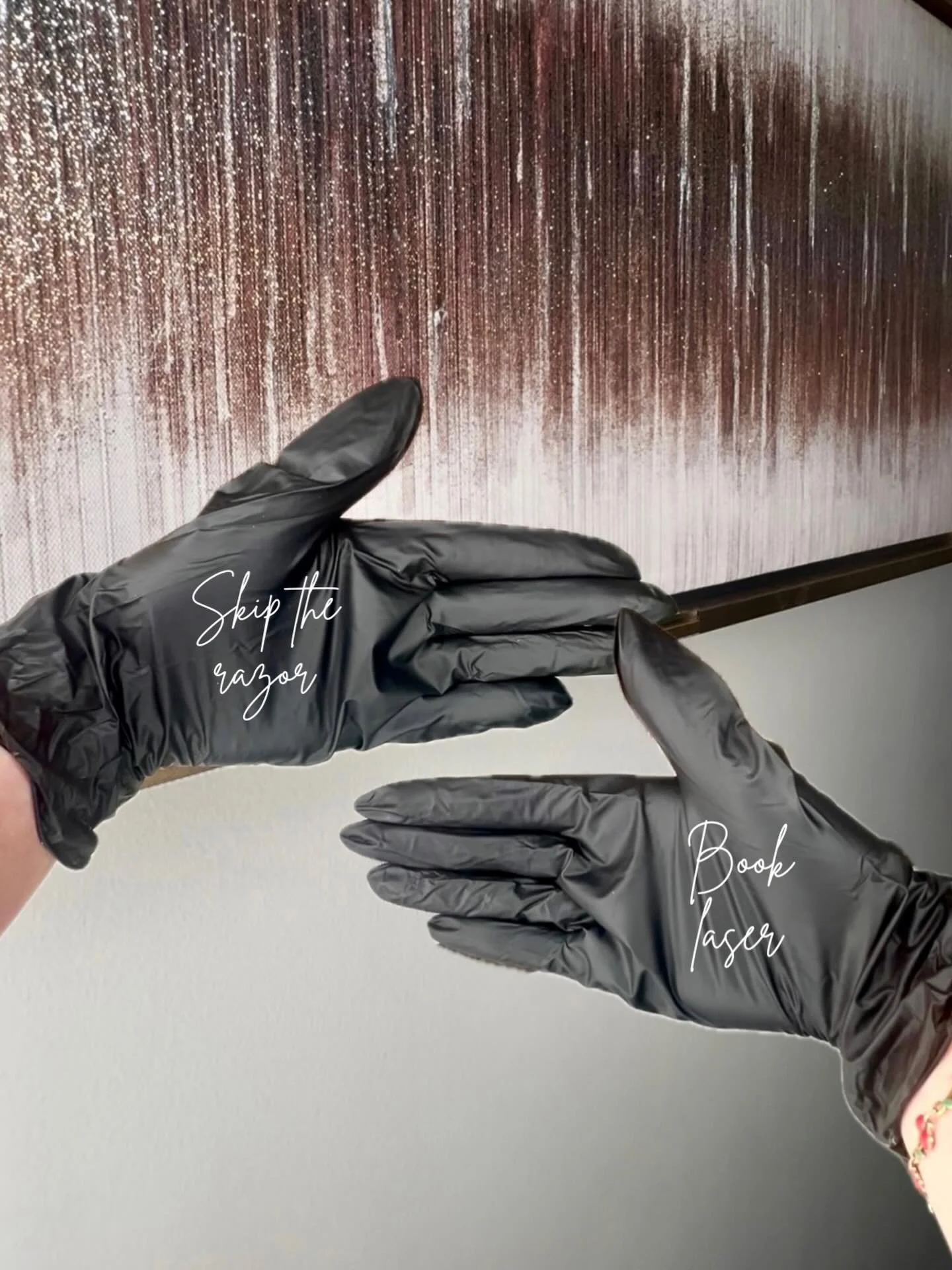 ✨ Skip the razor. Book the laser. ✨

Tired of shaving every few days? Dealing with razor bumps, ingrowns, or irritation? Laser hair removal is a long-term solution that reduces hair growth safely and effectively over a series of treatments.

Laser ta