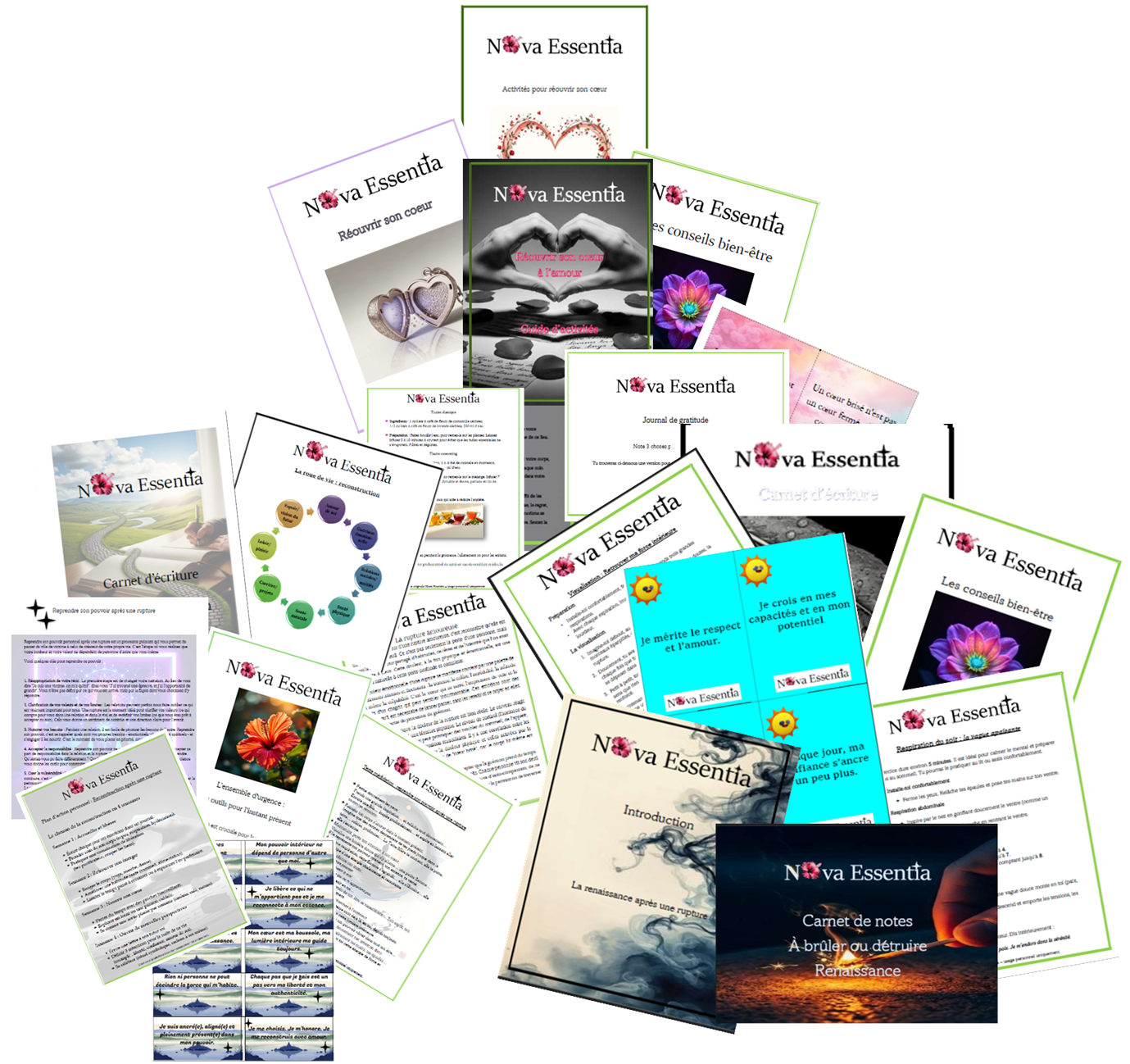 Ensemble 100% numérique  - La cure complète- Rupture - Renaissance - Réouvrir