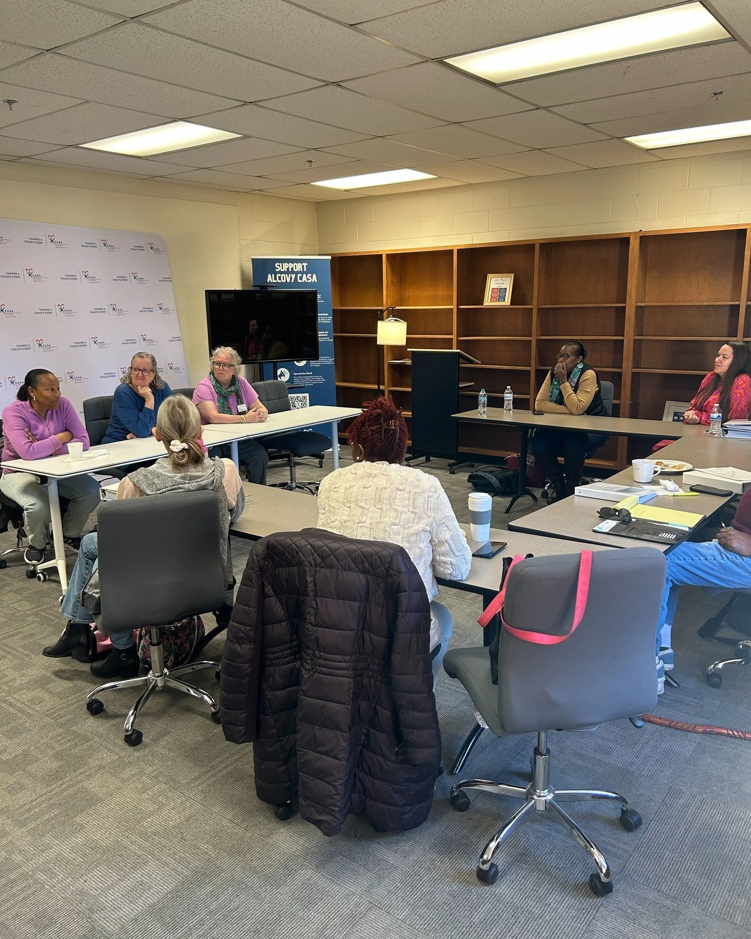 In our 9th and final class of CASA Pre-Service Training, our trainees get the opportunity to meet and learn from current CASA Volunteers. 

Though our staff covers a lot of information in training, nothing compares to our current volunteers talking a