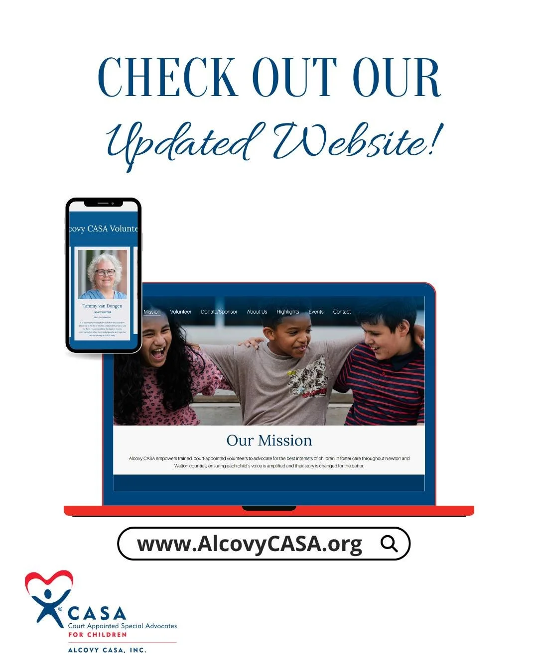 Have you checked out our website lately? It's gotten a huge glow-up ✨

📸New photos
📽New videos
📣New volunteer testimonials
📝a Highlights Blog
📆and an Events Page! 

A strong online presence, including an updated website, helps ensure more childr