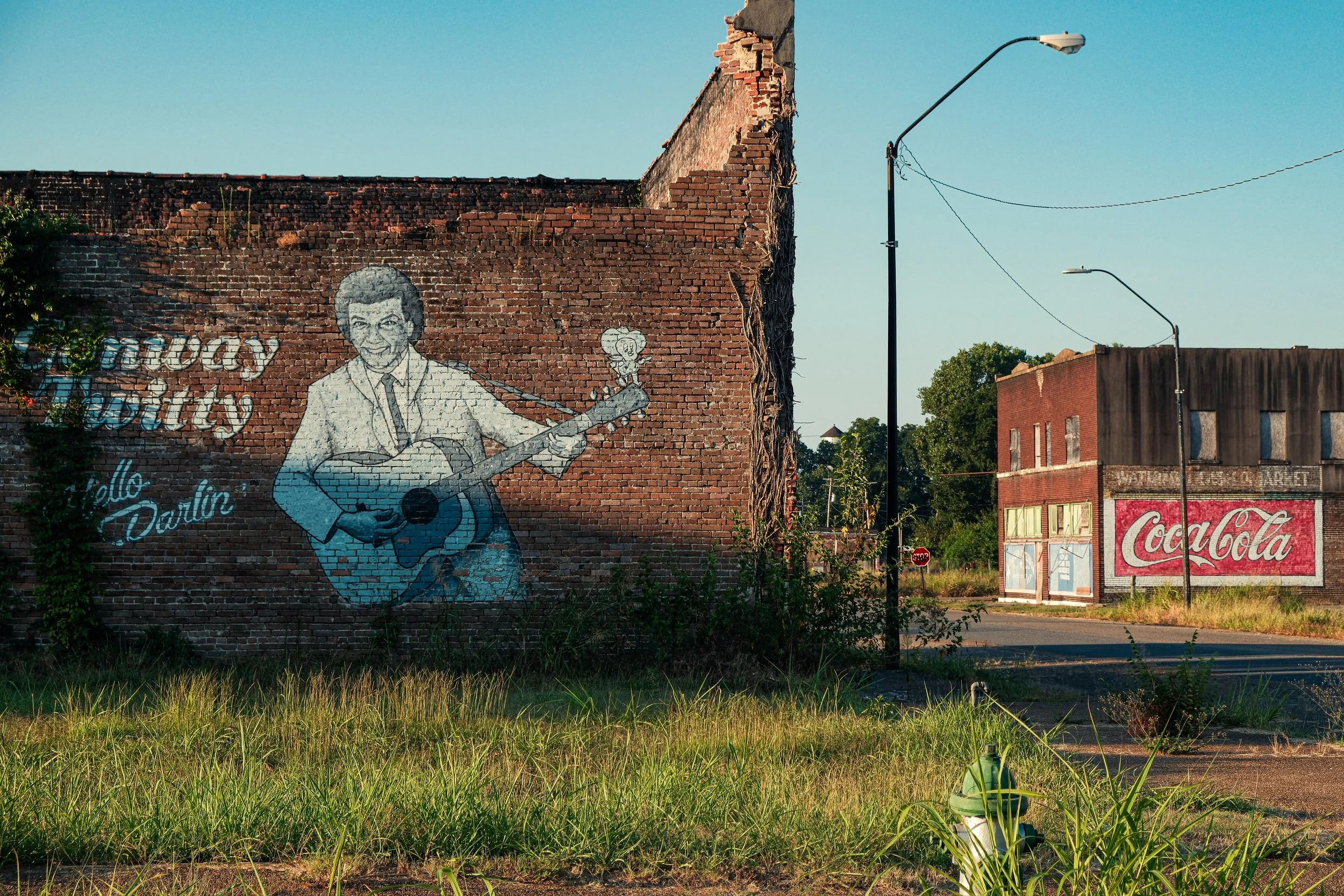 Conway Twitty Mural - Helena, Arkansas