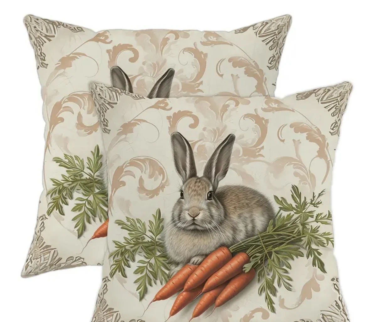 Bunny w/ carrots (Pair)
