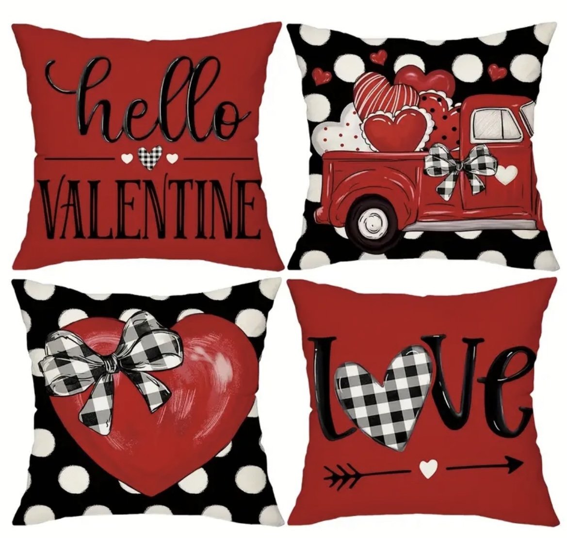 Valentines - Set of 4
