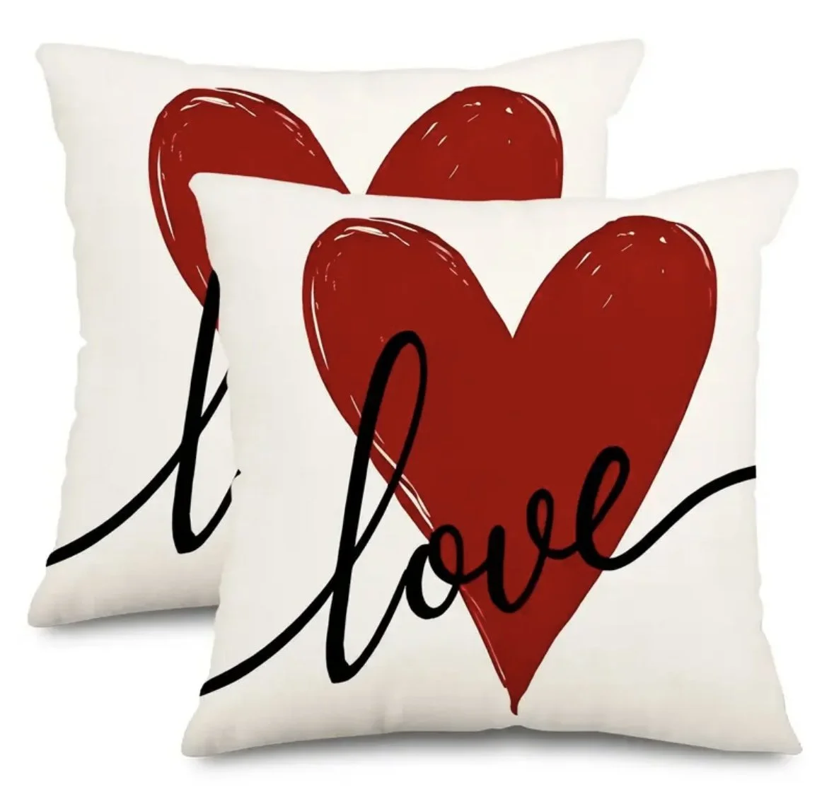 Love w/ Red Heart (Pair)