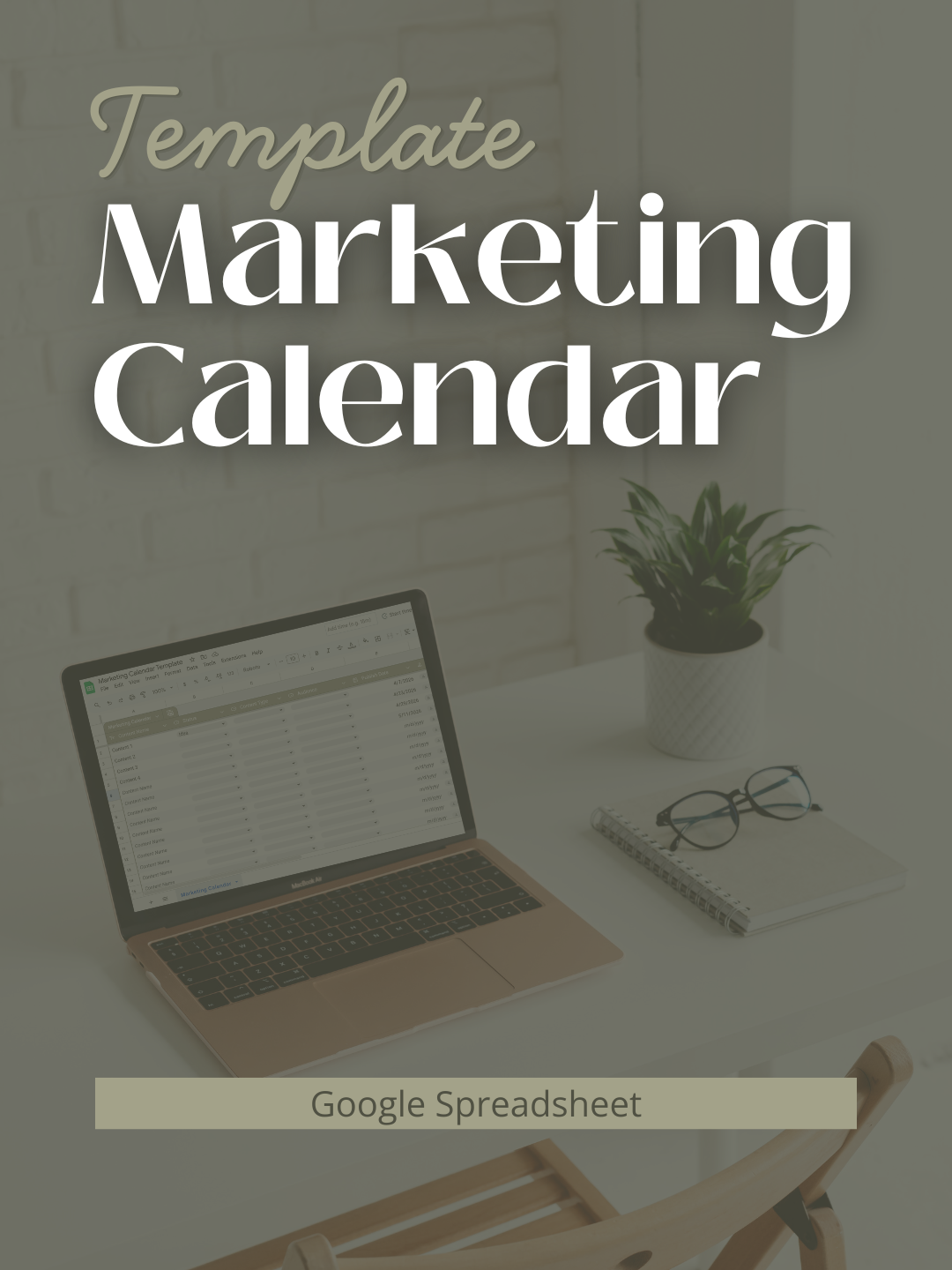 Marketing Calendar Template