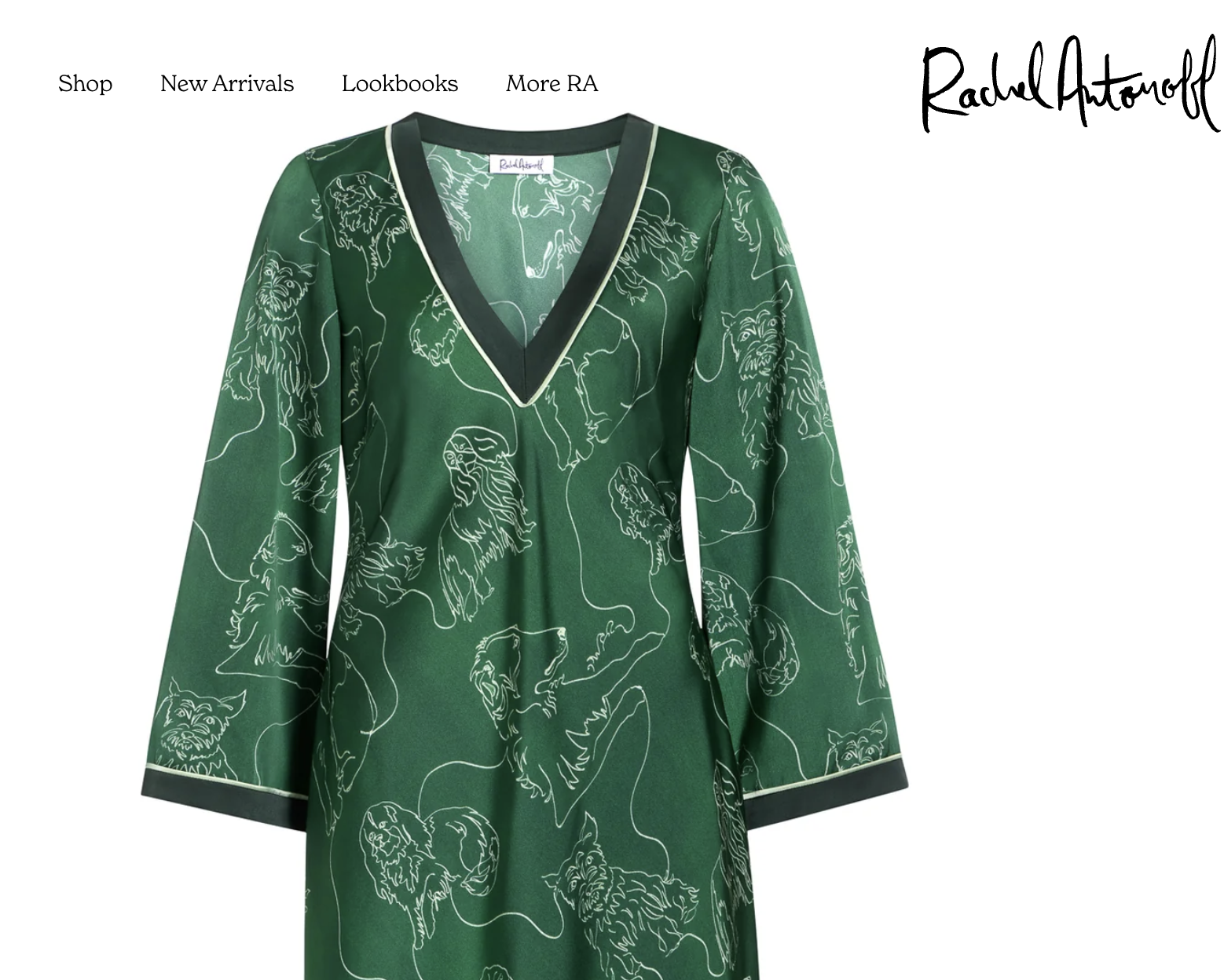 Dog Scrawl dress