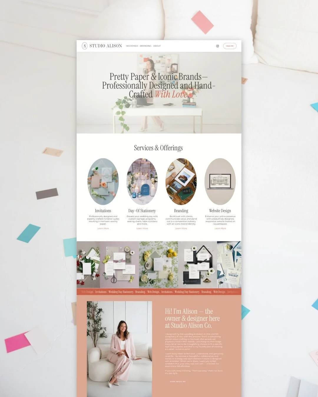 A sneak peak into the project that has been months in the making. I&rsquo;ve reworked this site so many times as my business has evolved over the last several months. It finally feels like a true reflection of my work and the experience I want my cli