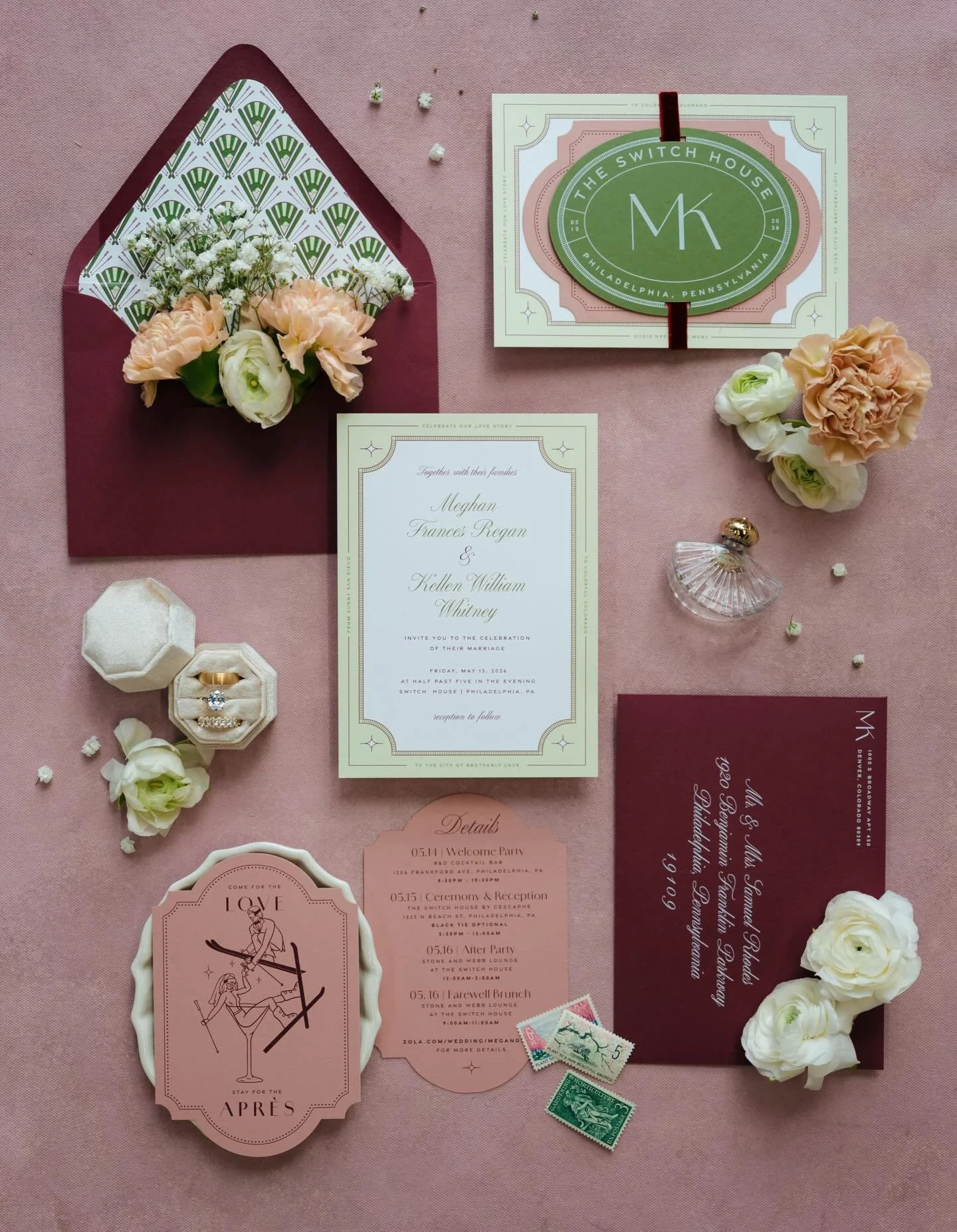 We&rsquo;re hard at work on some beautiful day of stationery for M&amp;K&rsquo;s wedding in less than 1 month! Eek! They chose an amazing team of vendors to bring their wedding vision to life. Much more to come.

Wedding branding, wedding stationery,