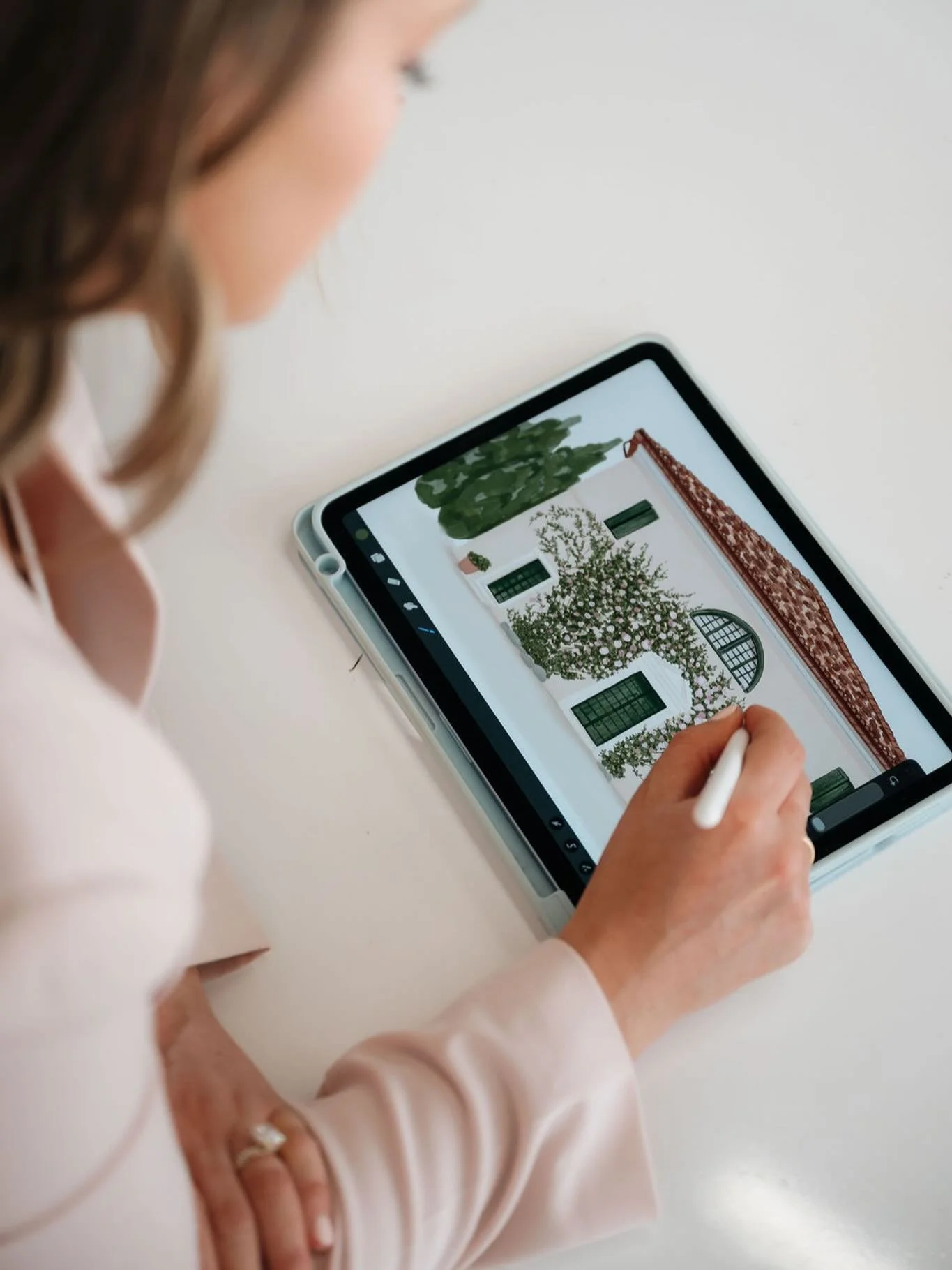 Venue portraits are one of my favorite features to add into an invitation suite. These little drawings give your guests a glimpse into your wedding day and also become a cherished heirloom for the couple to remember such a special place and time. 

#