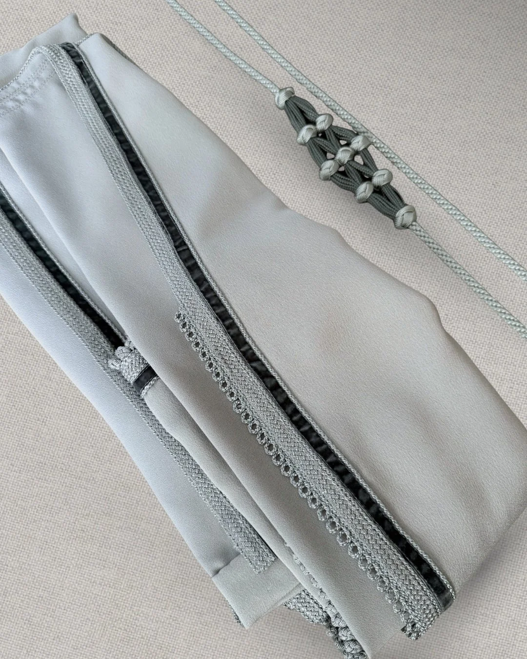 KIMONO CREPE DE SOIE - BABY TEAL