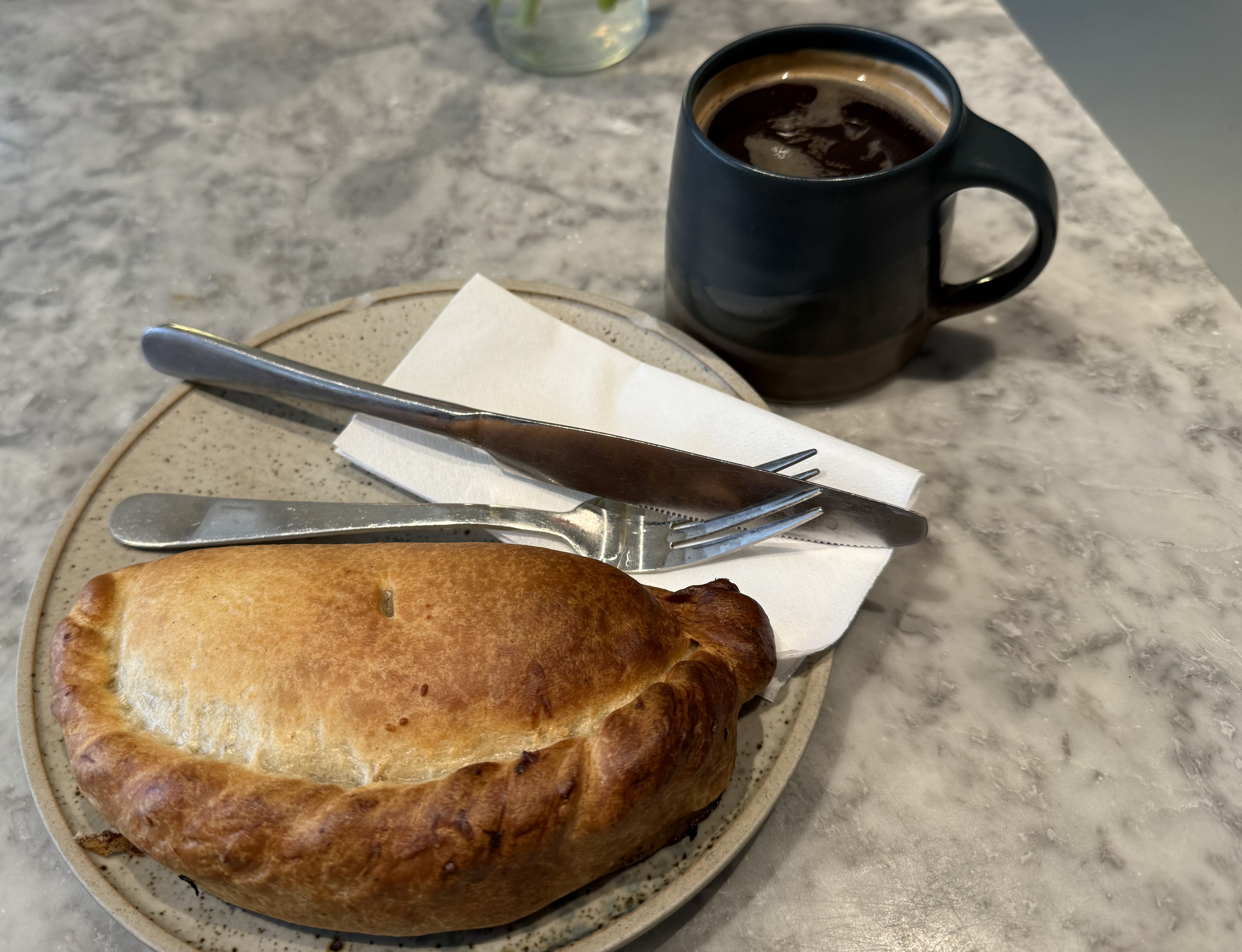 You can't visit Cornwall without trying a classic Cornish pasty! This delicious and hearty meal was the perfect way to get ready for a day of adventure.