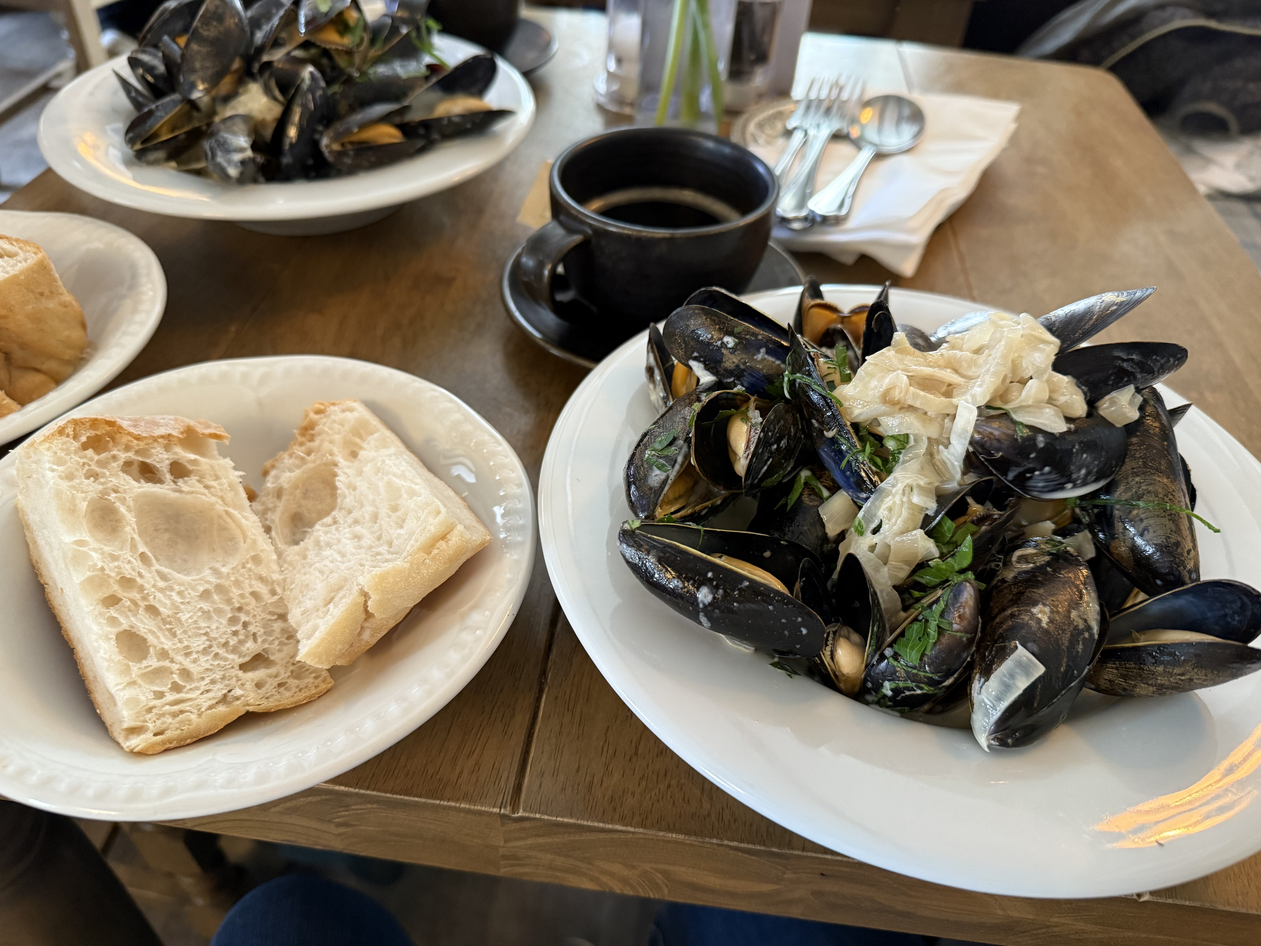Not every travel meal is a winner! My honest review of a mussels lunch at St. Michael’s Mount in Cornwall, a reminder that the experience is what really counts.
