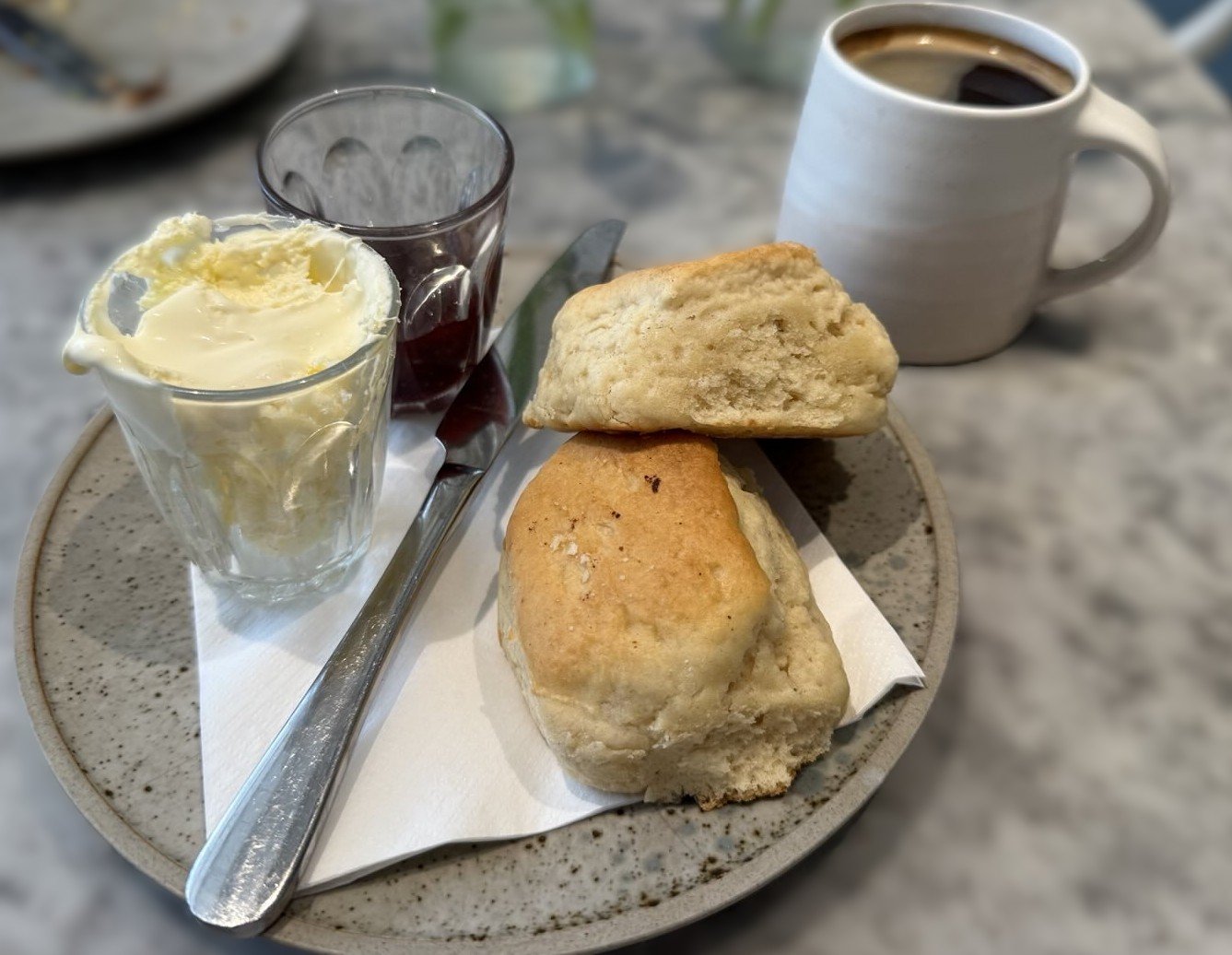 A must-have when visiting the coast. This classic Cornish cream tea with fresh scones, clotted cream, and jam was a perfect midday treat to fuel my adventures.