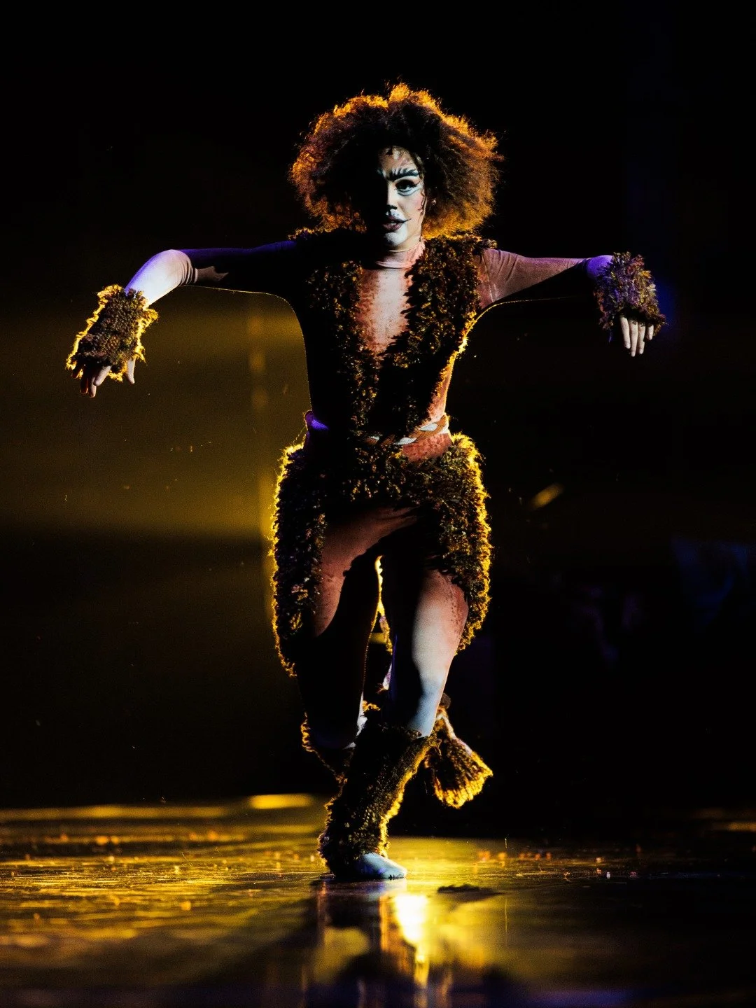 Last post of CATS favorites before we race off to catch the final showing at 2:30. It's the boys' first time seeing CATS, their first musical, and as these photos show they are going to be blown away.