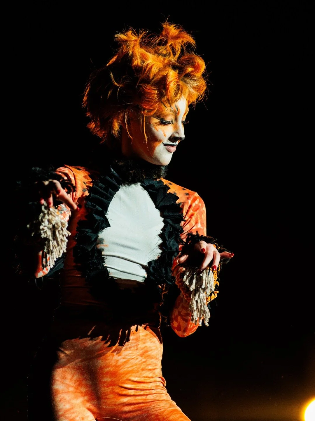 CATS, by the talented folks @ballstatetheatredance, was an extraordinary experience. 

My main approach to photographing CATS was to try to shoot as many portraits as I could, utilizing the hefty 300mm 2.8. I tried to find opportunities to get close 