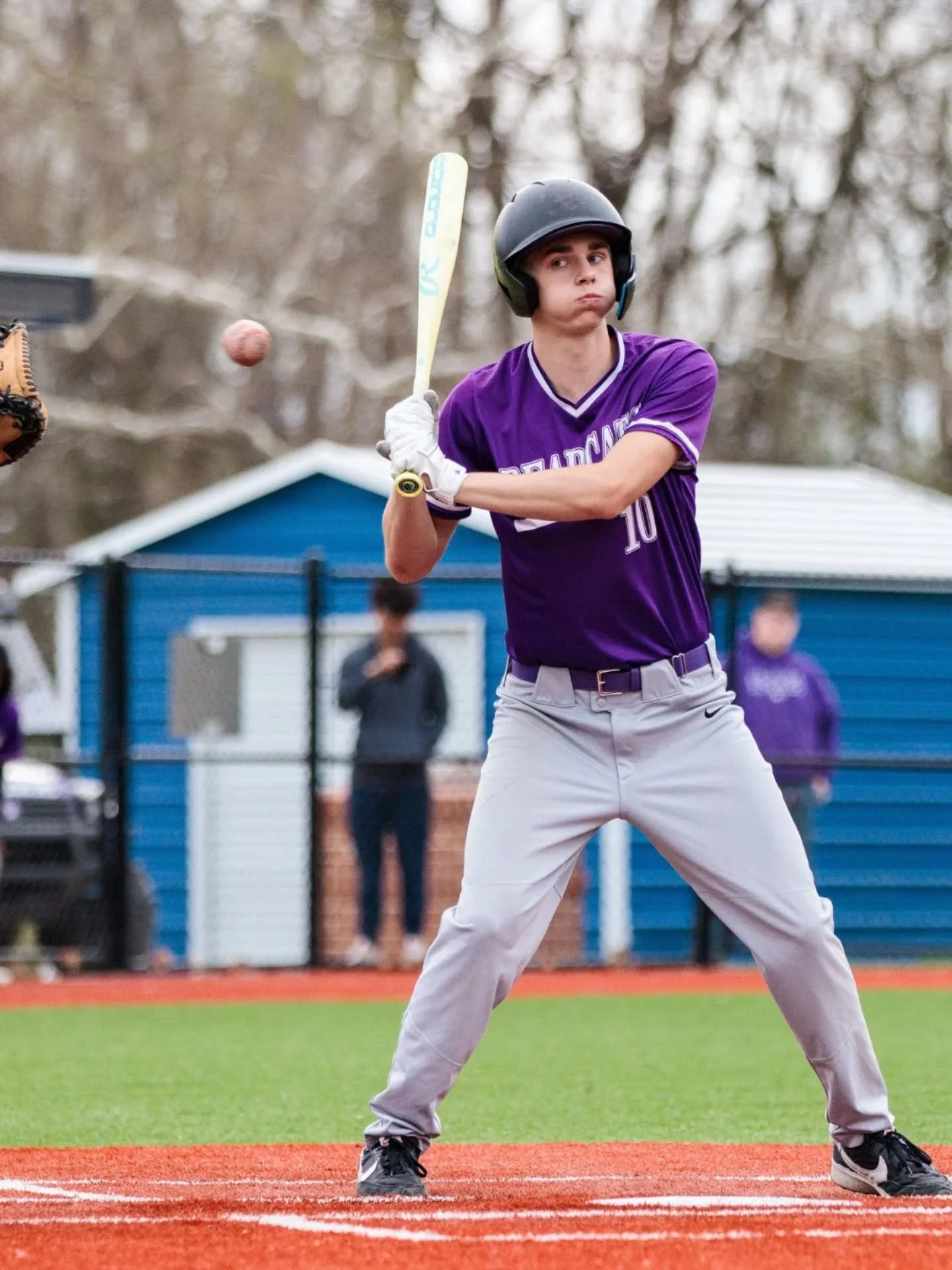 Muncie Central baseball started their season off with a decisive victory over Anderson Prep Academy, 22-0 in 3 innings at McCulloch Field. 

Sorry @efk._.5 but that facial expression was too good, I had to post it first.