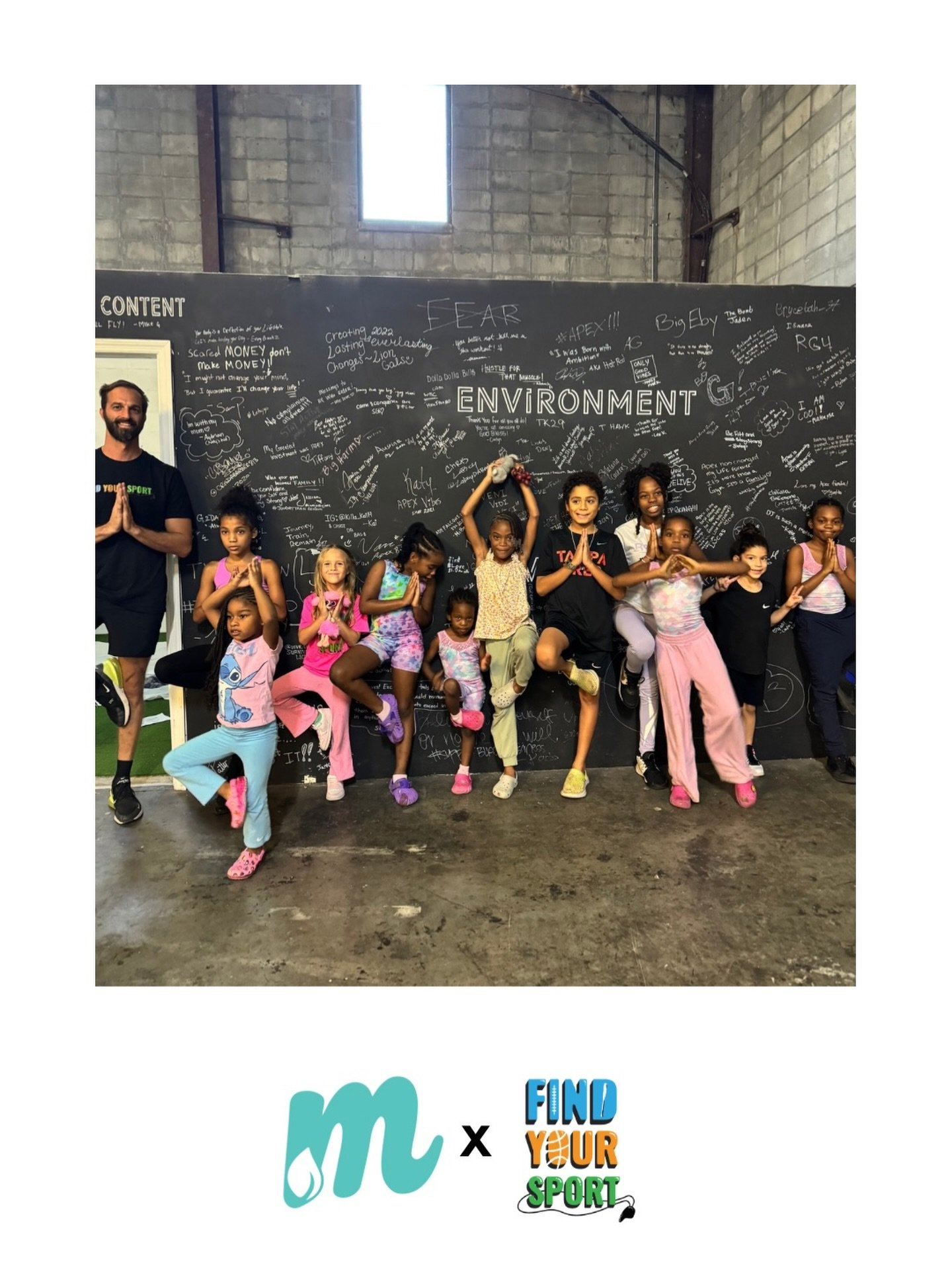 We are thrilled to be partnering with @findyoursport__ for our kiddie corner at #TrapYogaSocial.
_
Teaching the littles how to breathe and move more mindfully while also staying playful is at the heart of what we do.
&bull;
Upcoming Tampa Dates:
Jan 