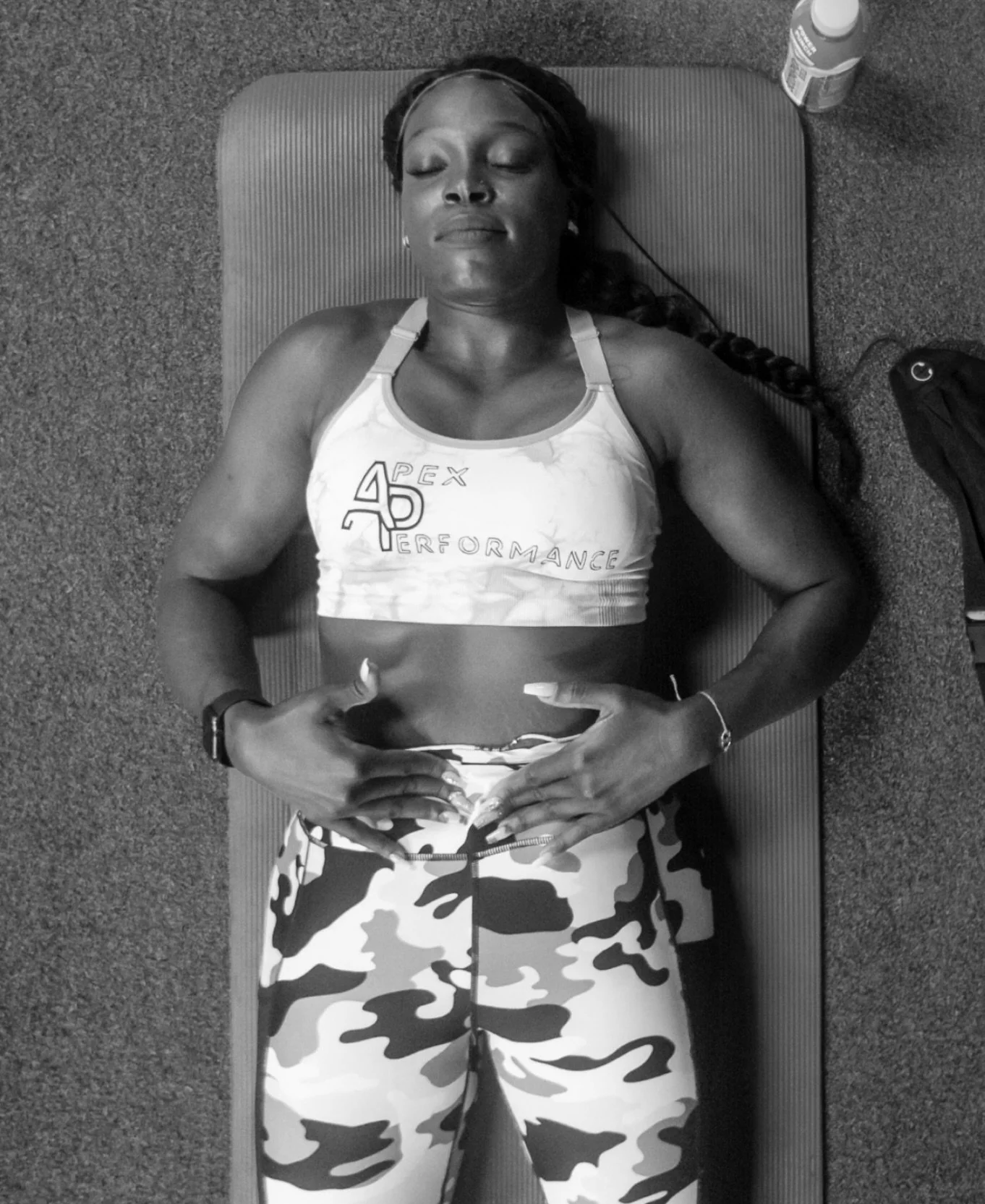 That moment after you gave it your all. 😌
_
This Sunday we&rsquo;re at @theapexperf for the most lit yoga experience ever ~> @trapyogasocial. We highly recommend getting tickets in advance.
&bull;
1/11/26, 4-6pm
_
trapyogasocial.com for more info