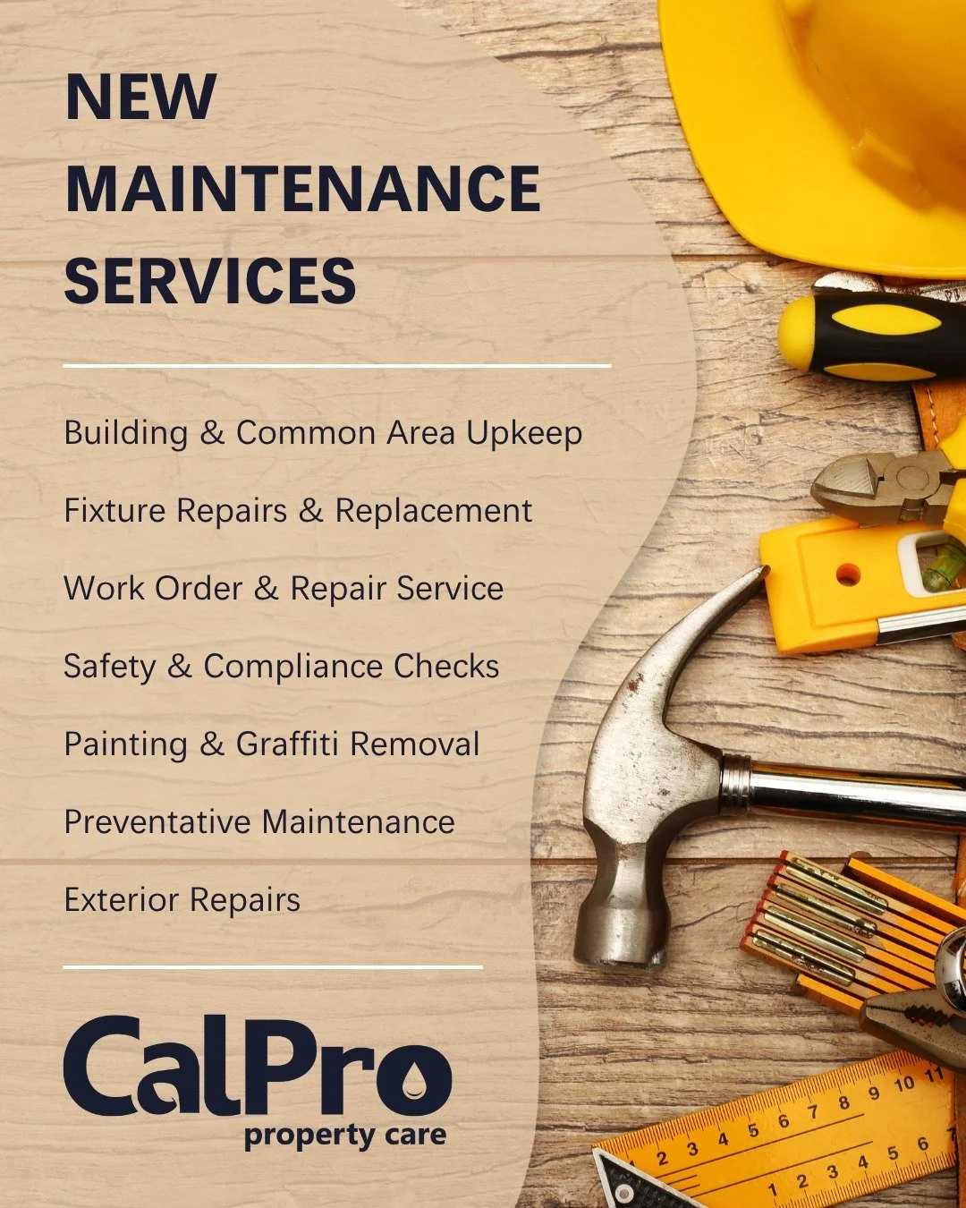 You asked, we delivered! We&rsquo;ve heard from our communities about the need for reliable, consistent maintenance. Now offering more services to keep properties operating at their best year-round.
