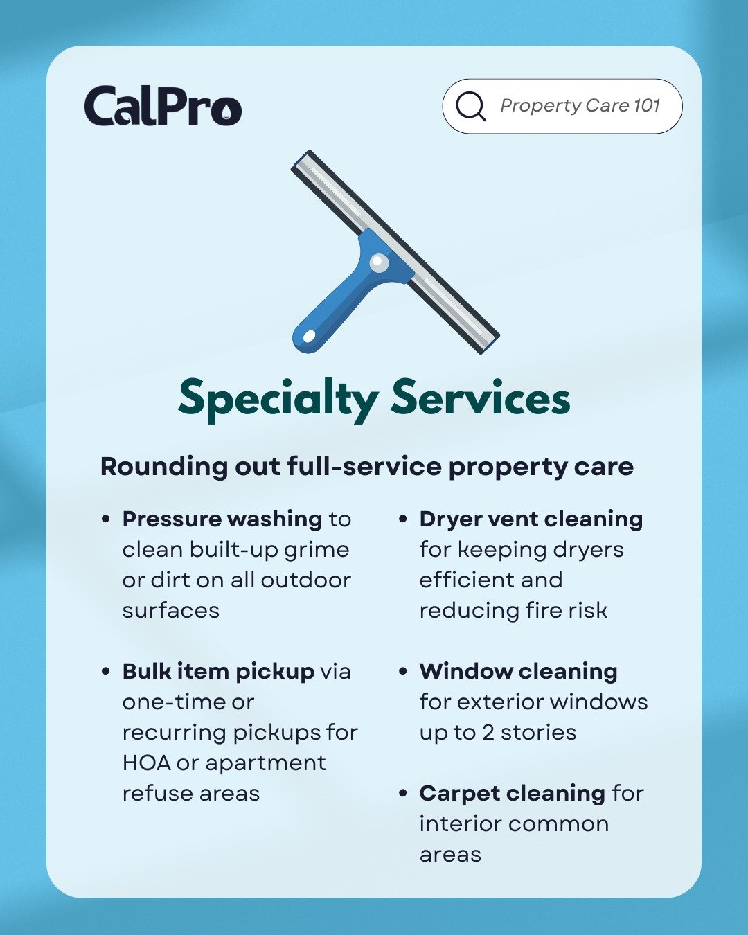 All the extras, none of the hassle.

From pressure washing to bulk item pickup and more, we're here for it all!