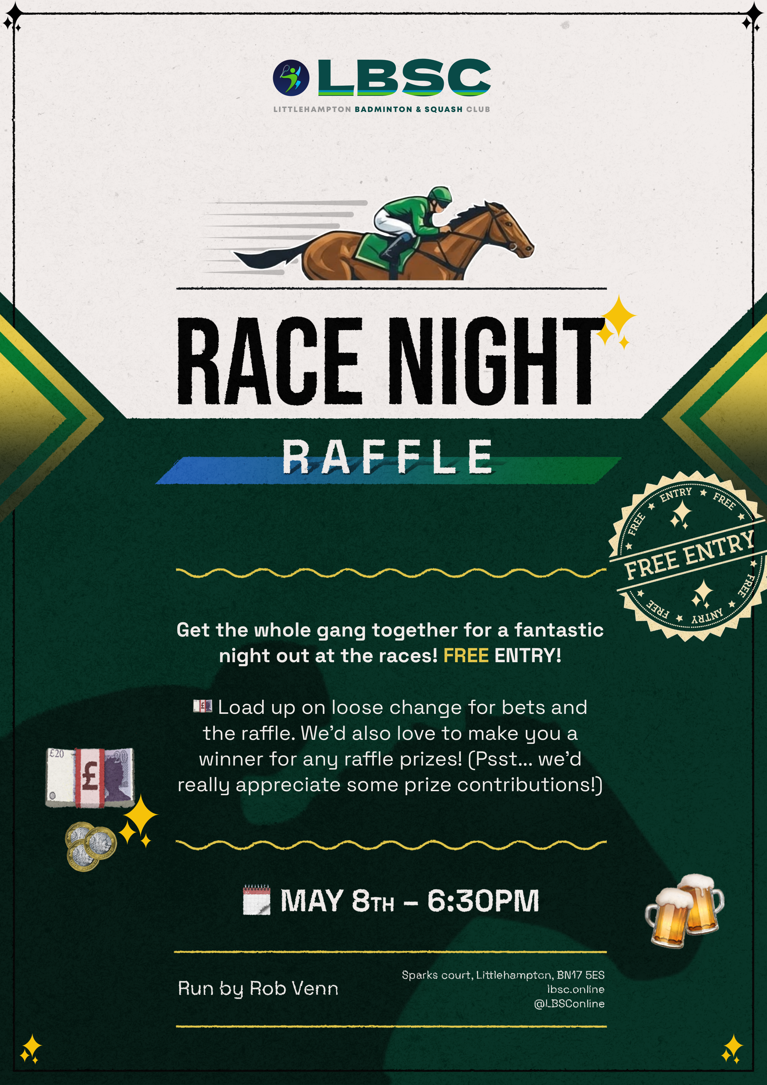 LBSC Race Night Raffle