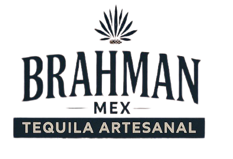 Logo for Brahman Mex Tequila Artesanal featuring a stylized agave plant.