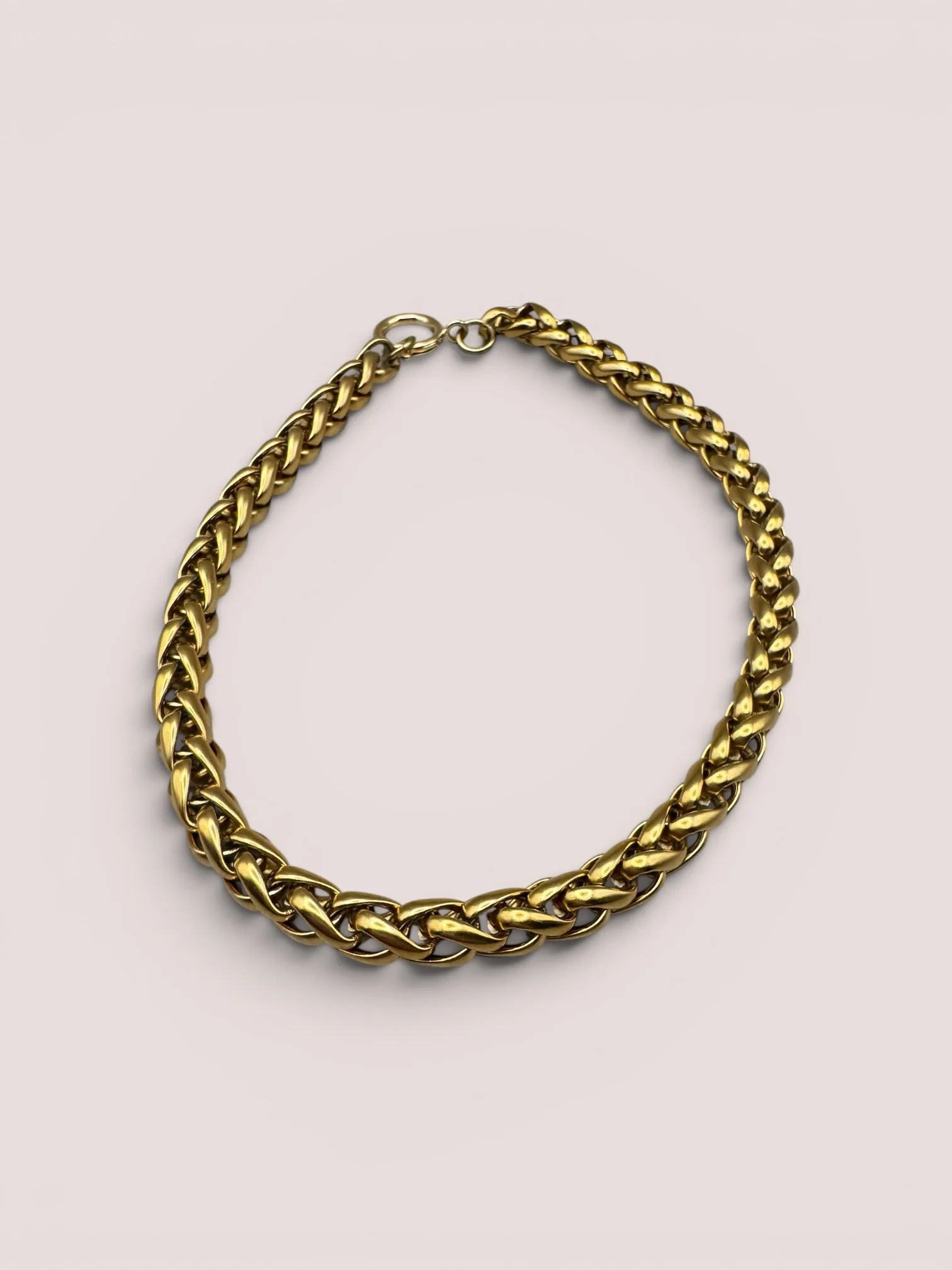 Chunky Wheat Chain Necklace