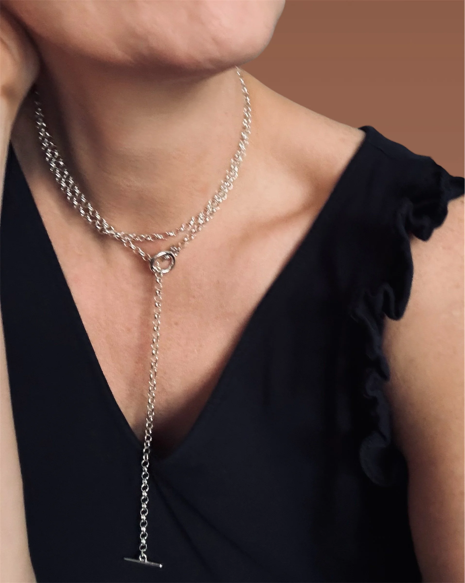 Silver Wrap Necklace