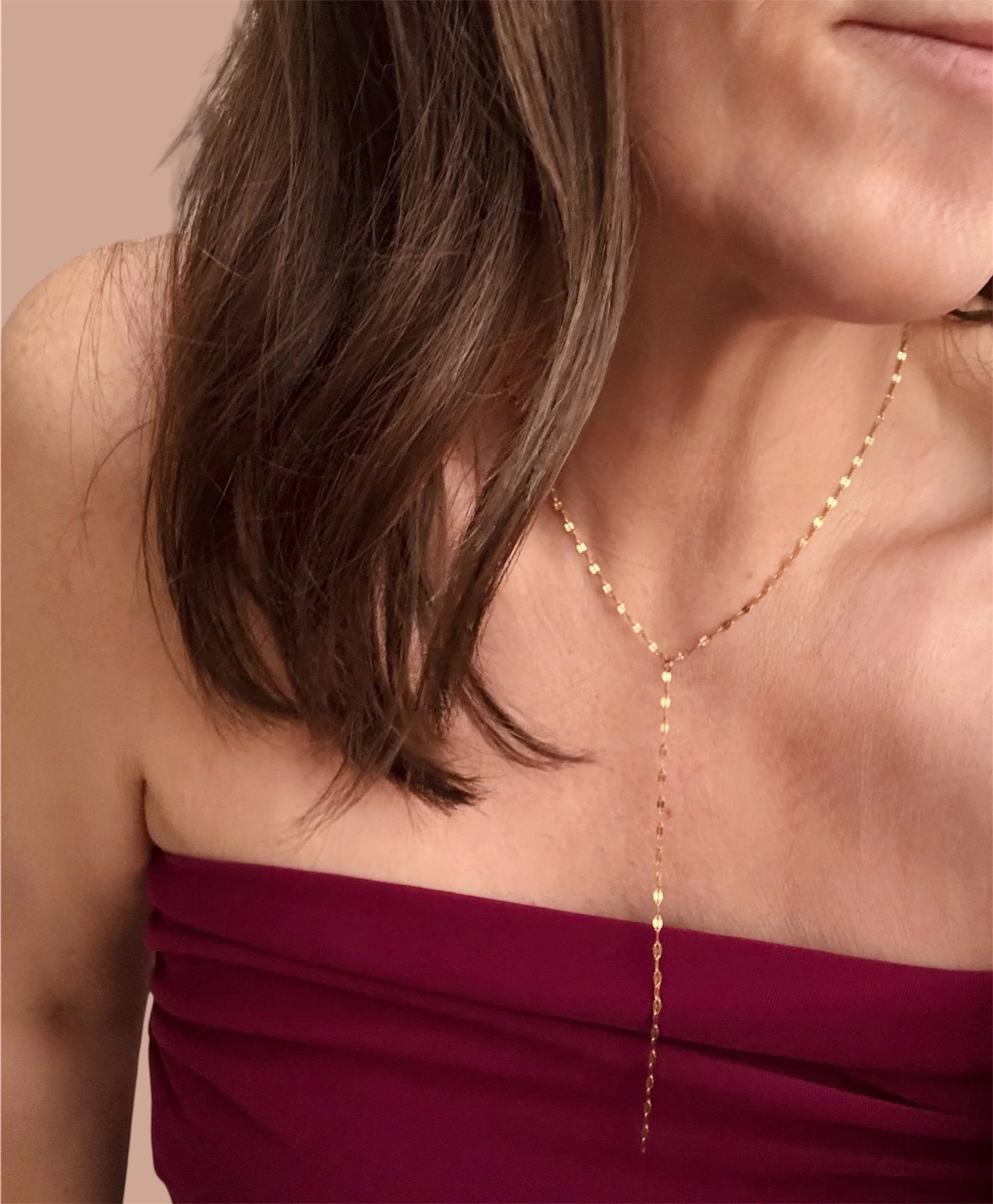 Lip Chain Lariat