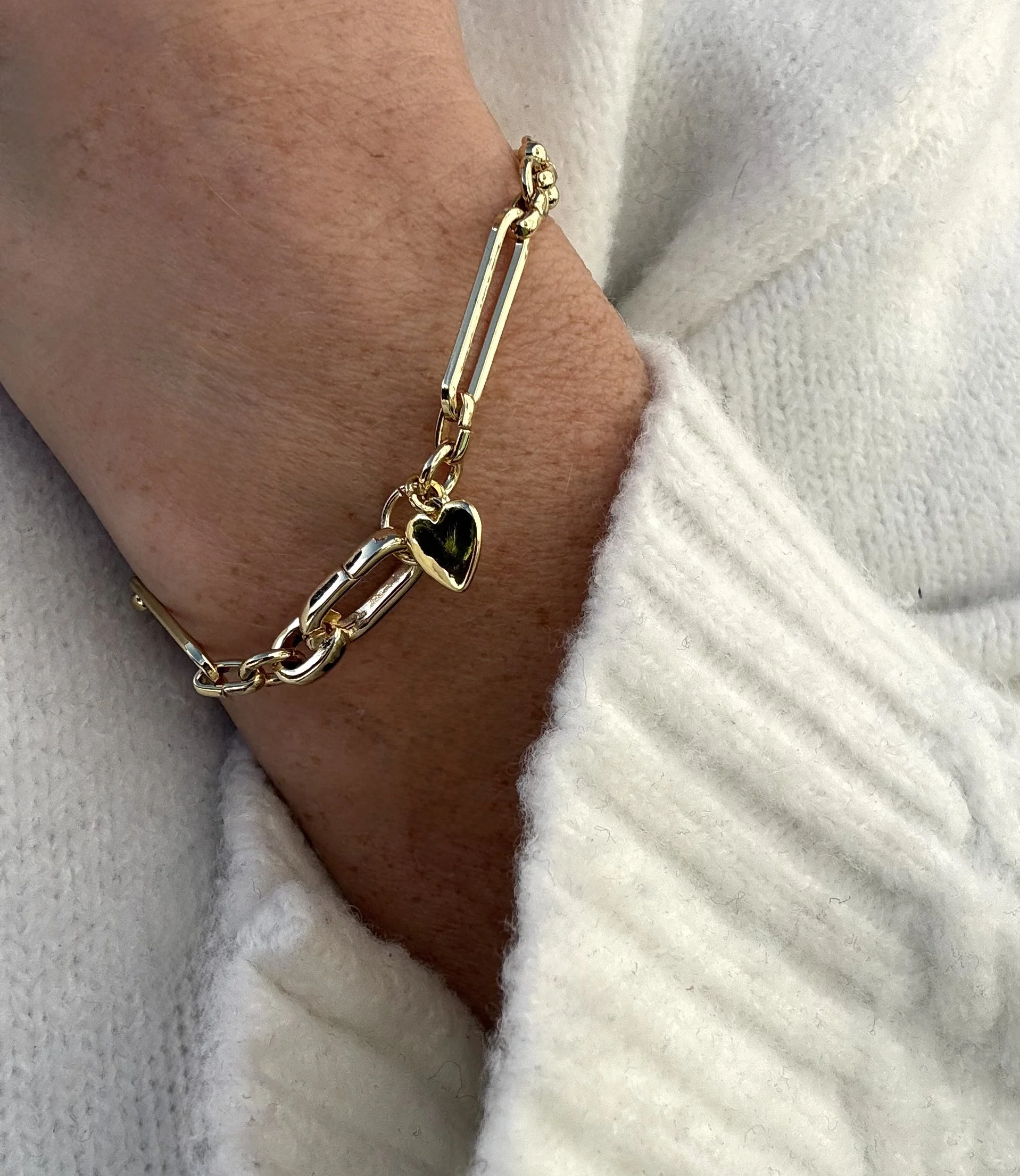Trombone Chain Bracelet